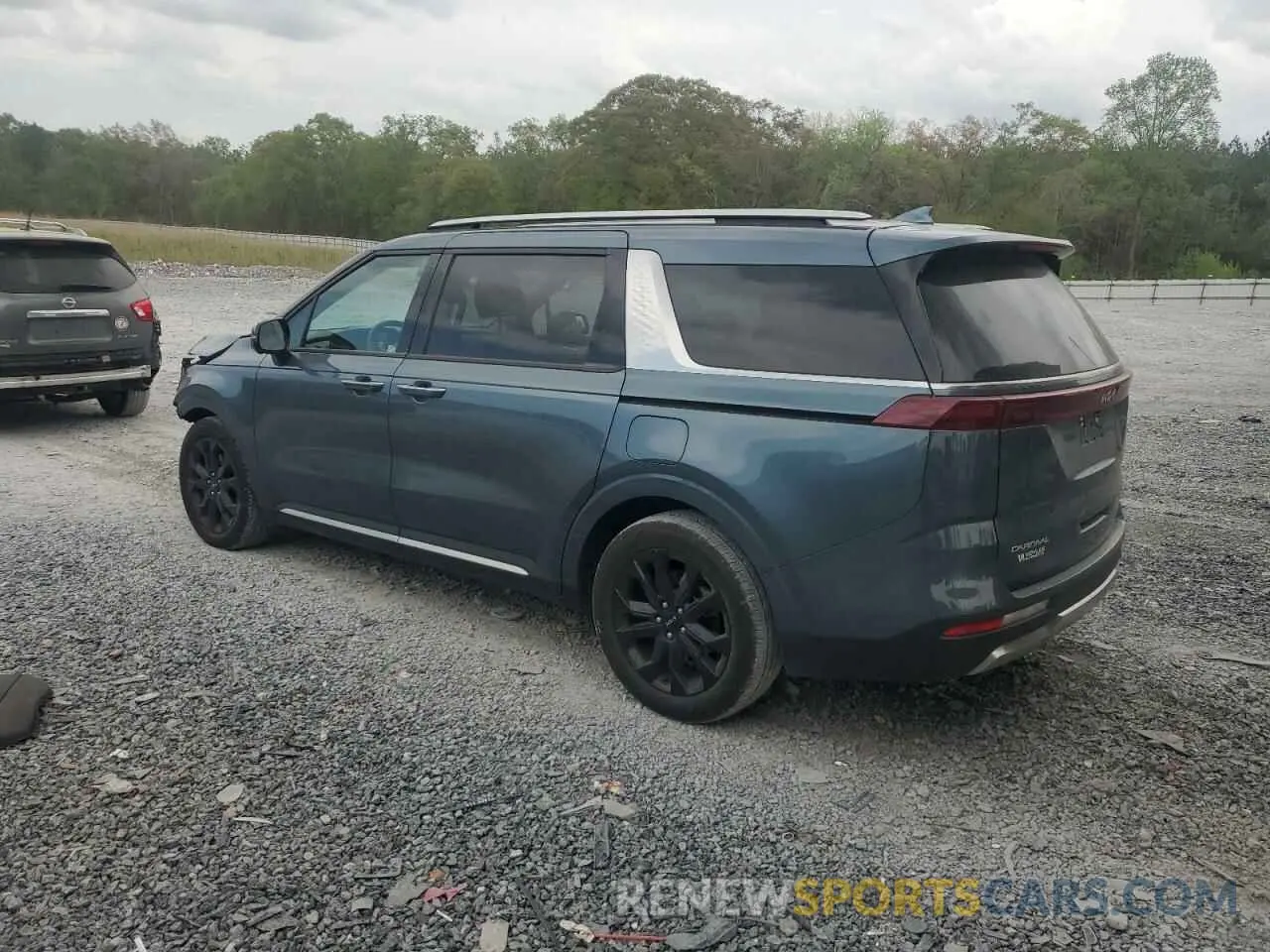 2 fotografías del automóvil dañado KNDNE5H3XR6306264 KIA CARNIVAL S 2024