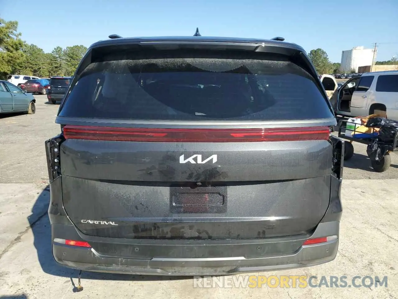 6 fotografías del automóvil dañado KNDNE5K38S6461393 KIA CARNIVAL S 2025