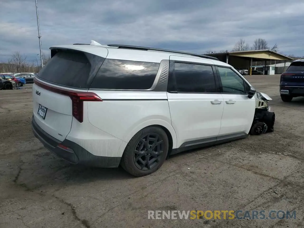 3 fotografías del automóvil dañado KNDNE5KA1S6030120 KIA CARNIVAL S 2025