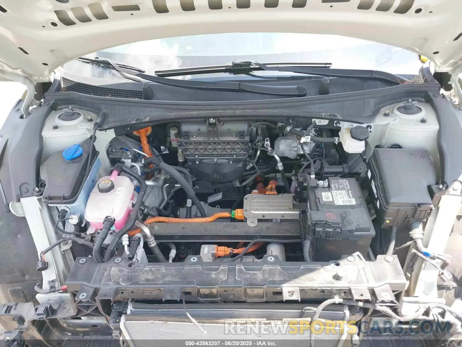 10 fotografías del automóvil dañado KNDC34LA6N5034535 KIA EV6 2022