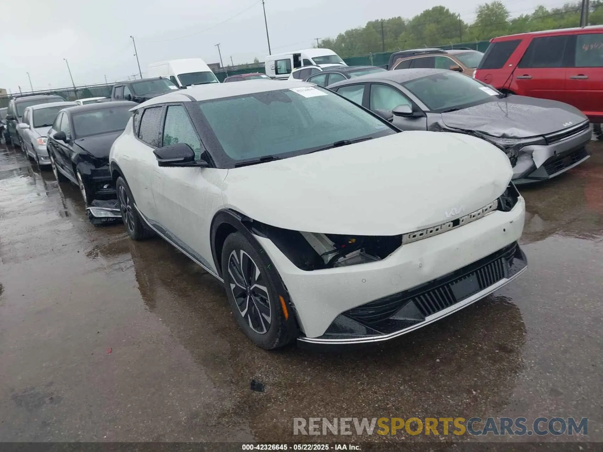 1 fotografías del automóvil dañado KNDC3DLC0N5041157 KIA EV6 2022