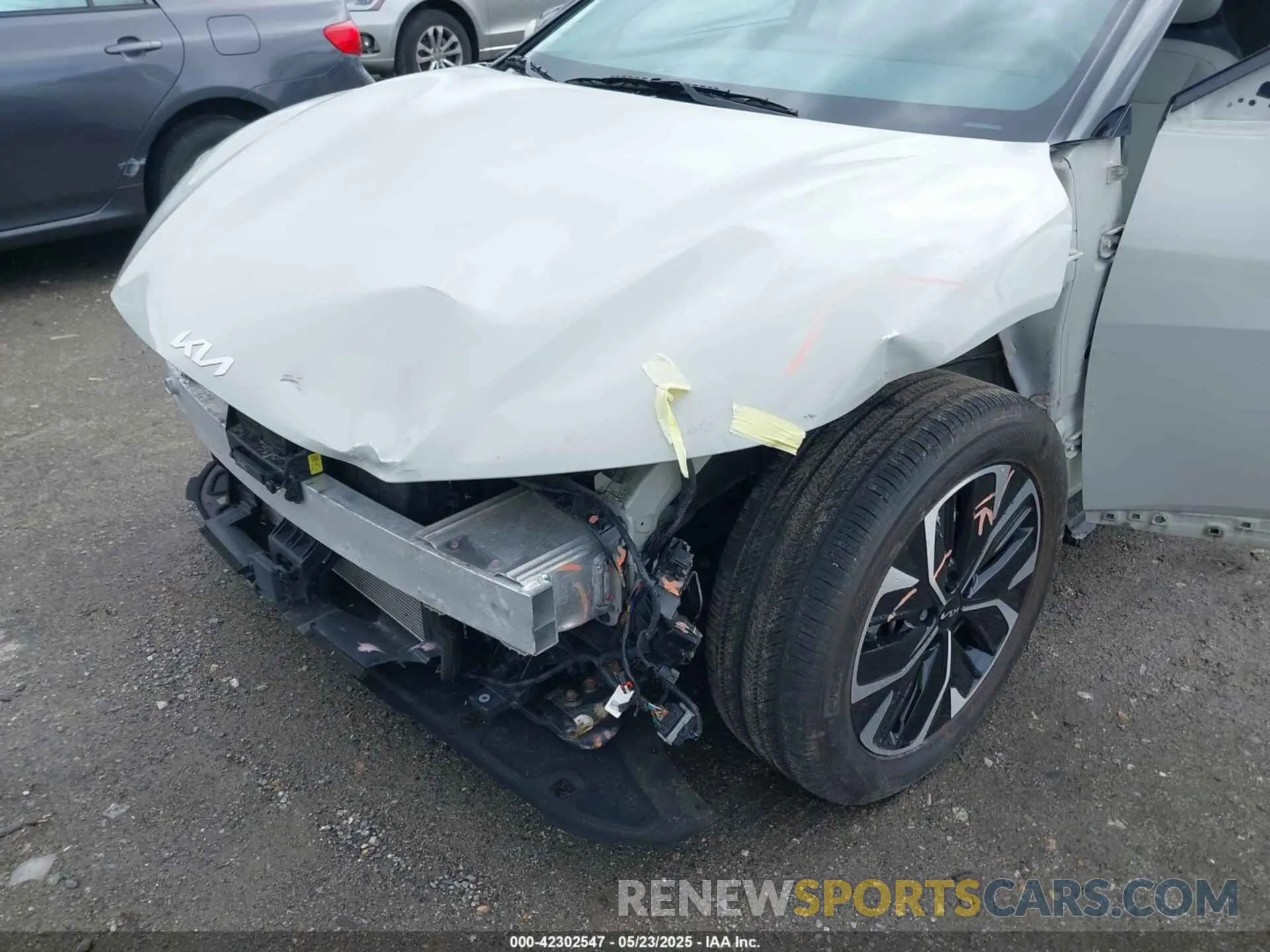 6 fotografías del automóvil dañado KNDC3DLC0N5043037 KIA EV6 2022