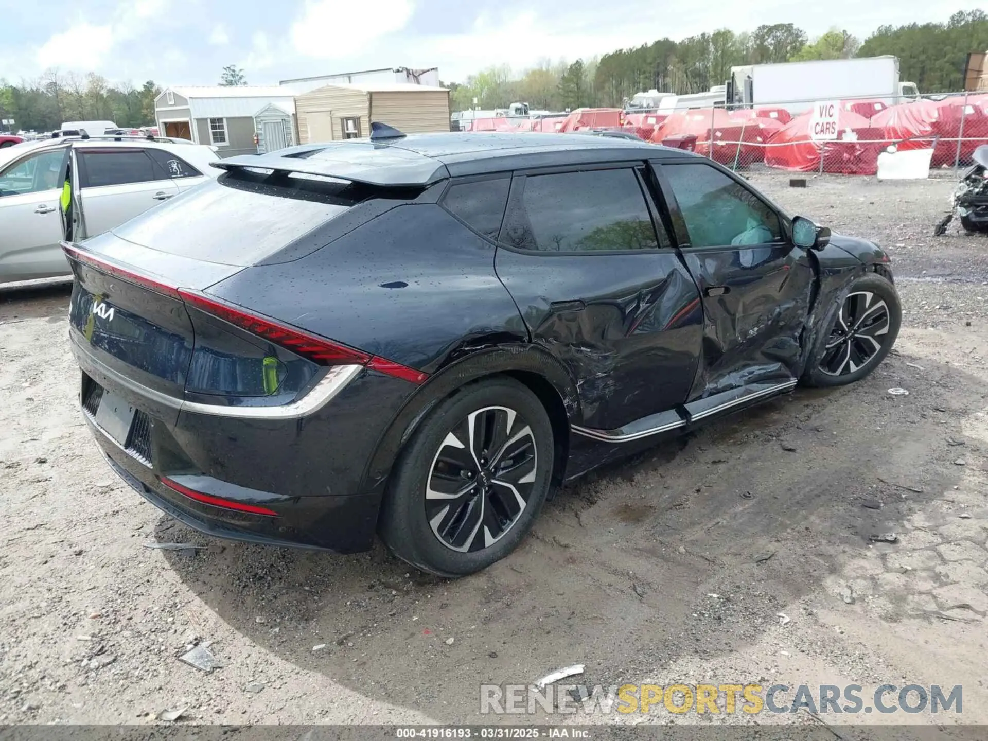 4 fotografías del automóvil dañado KNDC3DLC0N5073669 KIA EV6 2022