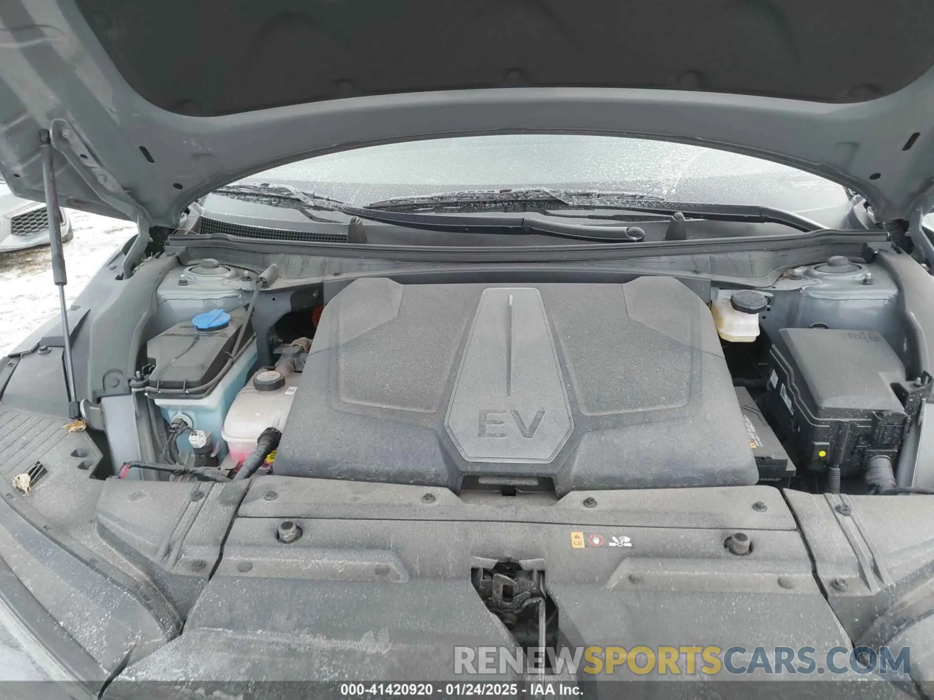 10 fotografías del automóvil dañado KNDC3DLC0N5076216 KIA EV6 2022