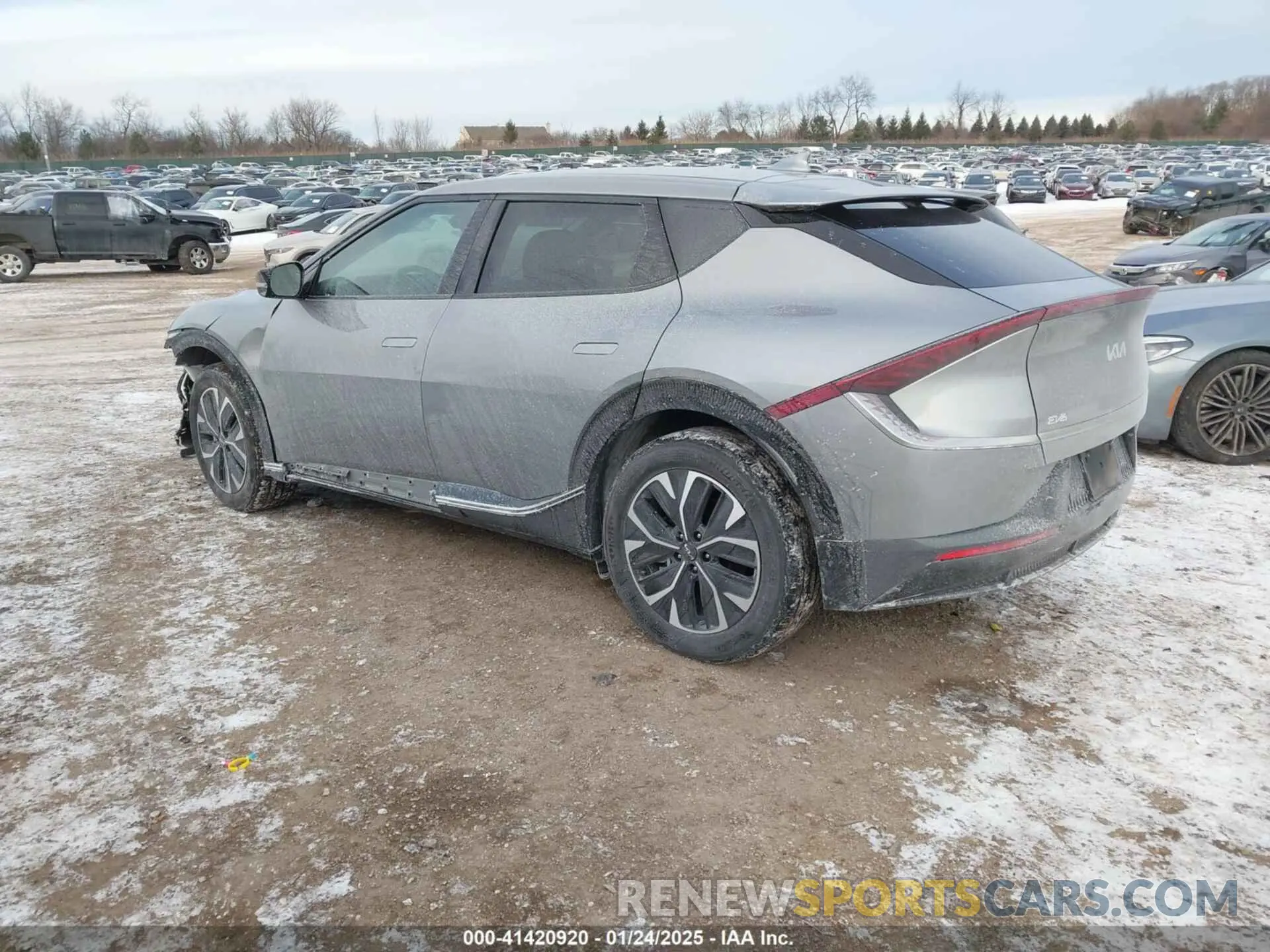 3 fotografías del automóvil dañado KNDC3DLC0N5076216 KIA EV6 2022