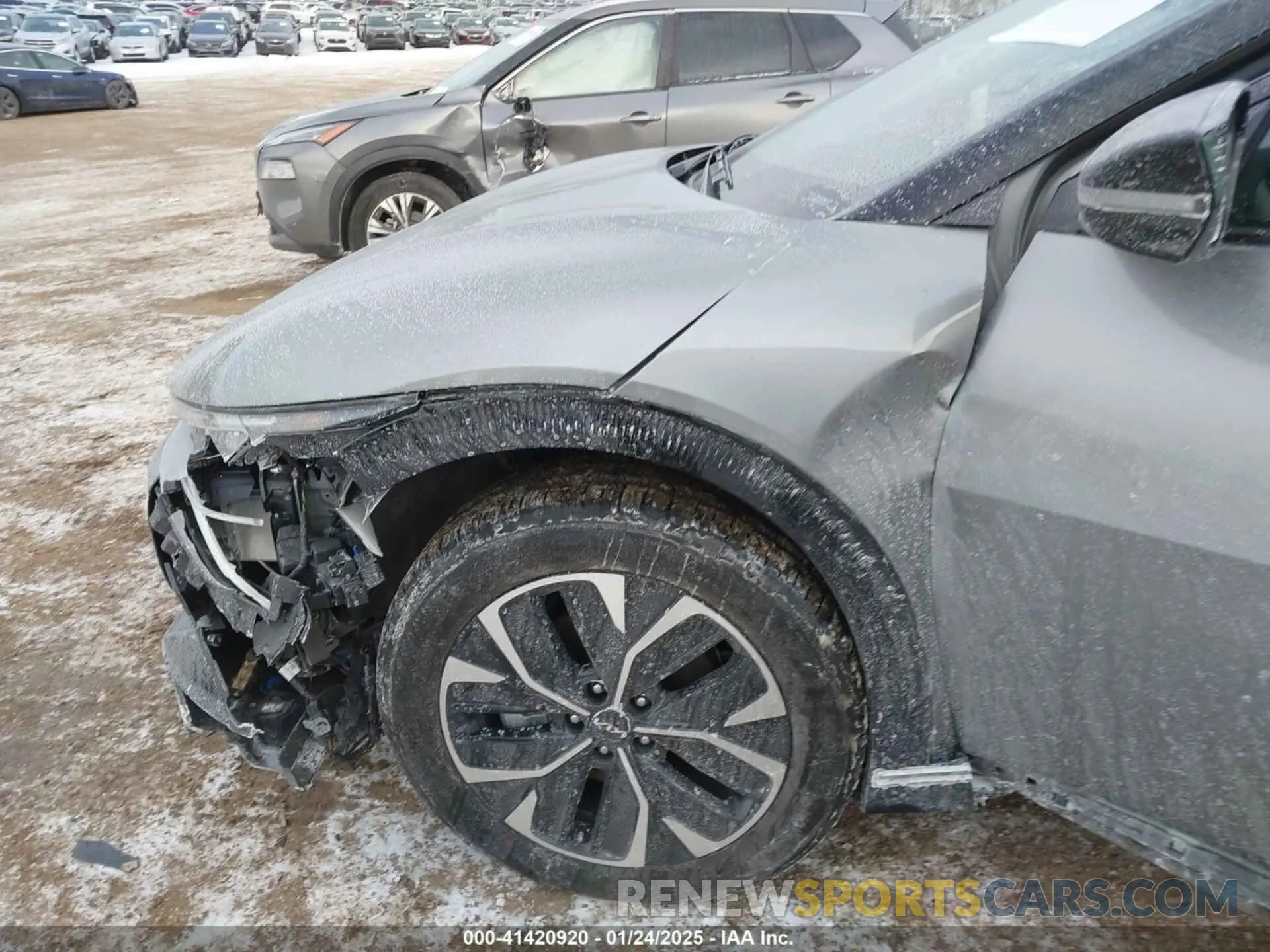 6 fotografías del automóvil dañado KNDC3DLC0N5076216 KIA EV6 2022
