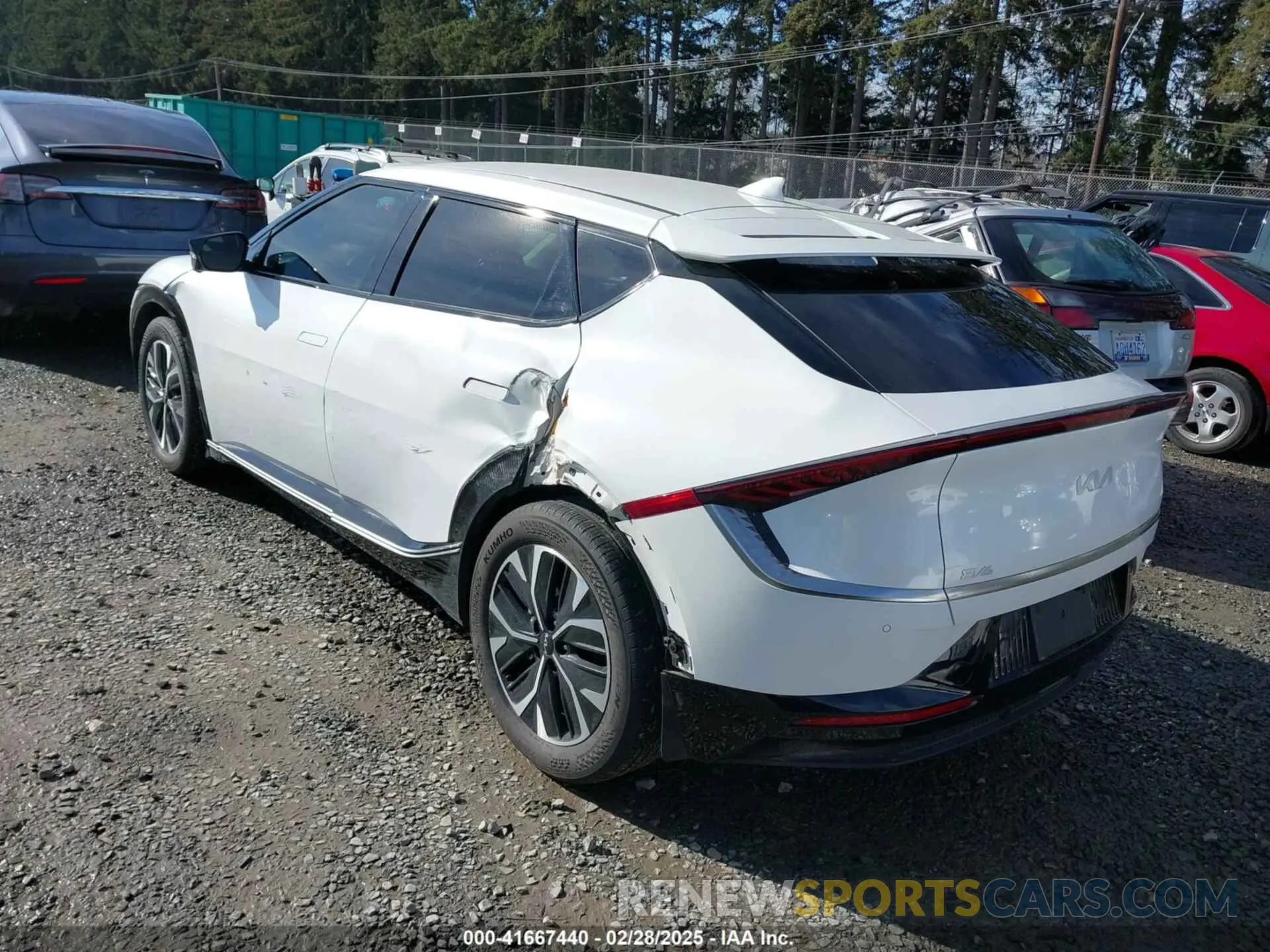 3 fotografías del automóvil dañado KNDC3DLC5N5034110 KIA EV6 2022