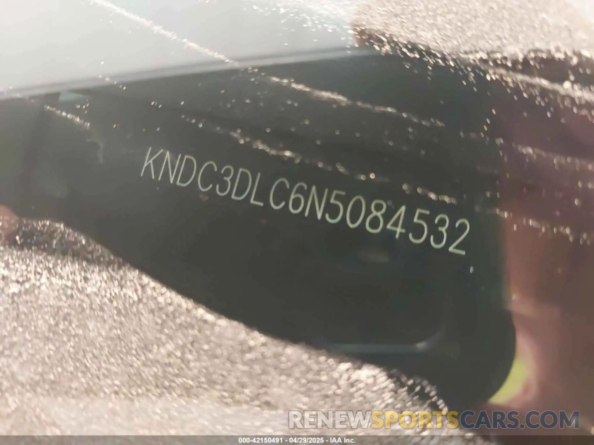 9 fotografías del automóvil dañado KNDC3DLC6N5084532 KIA EV6 2022