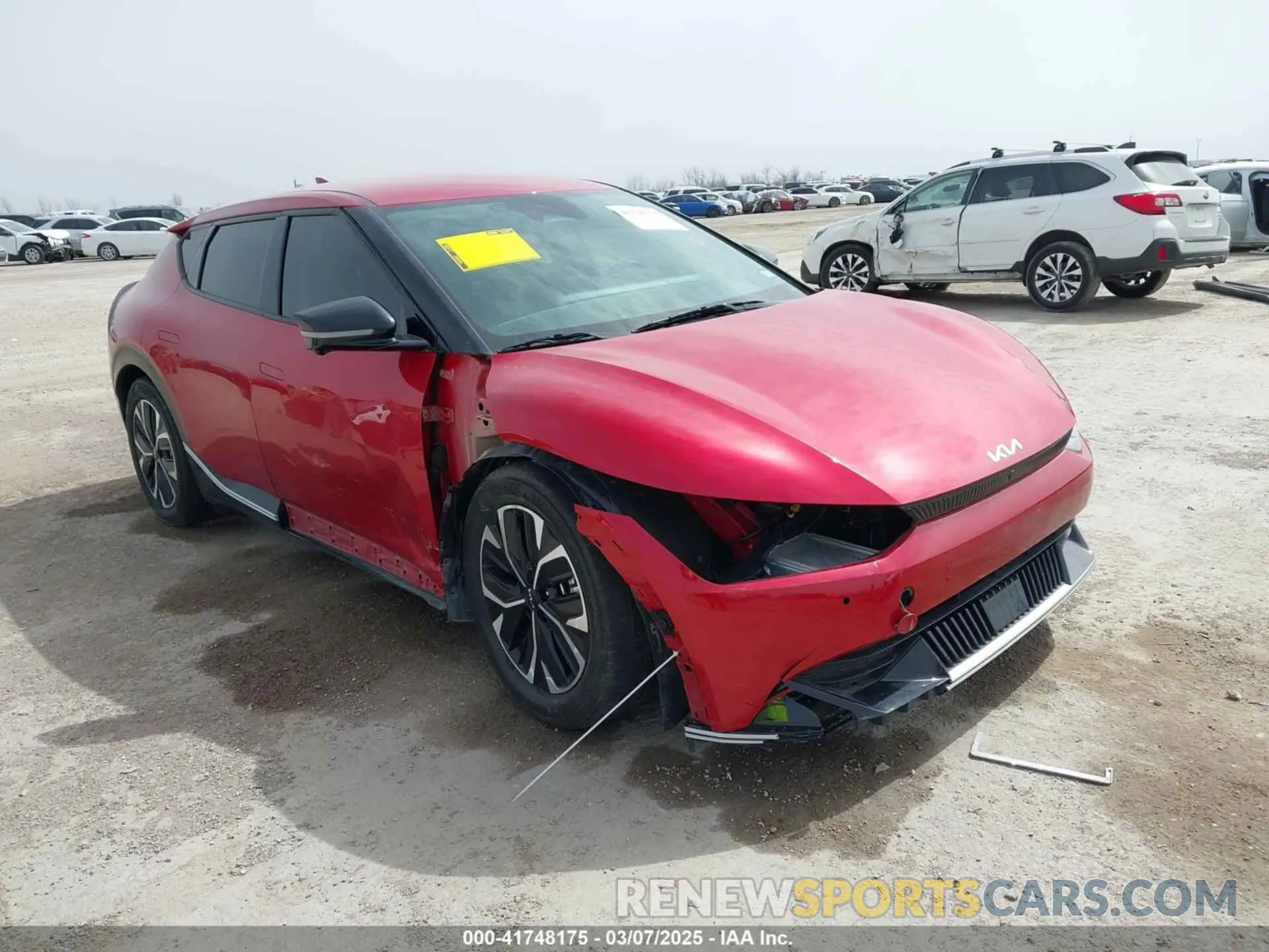 1 fotografías del automóvil dañado KNDC3DLC6N5089018 KIA EV6 2022