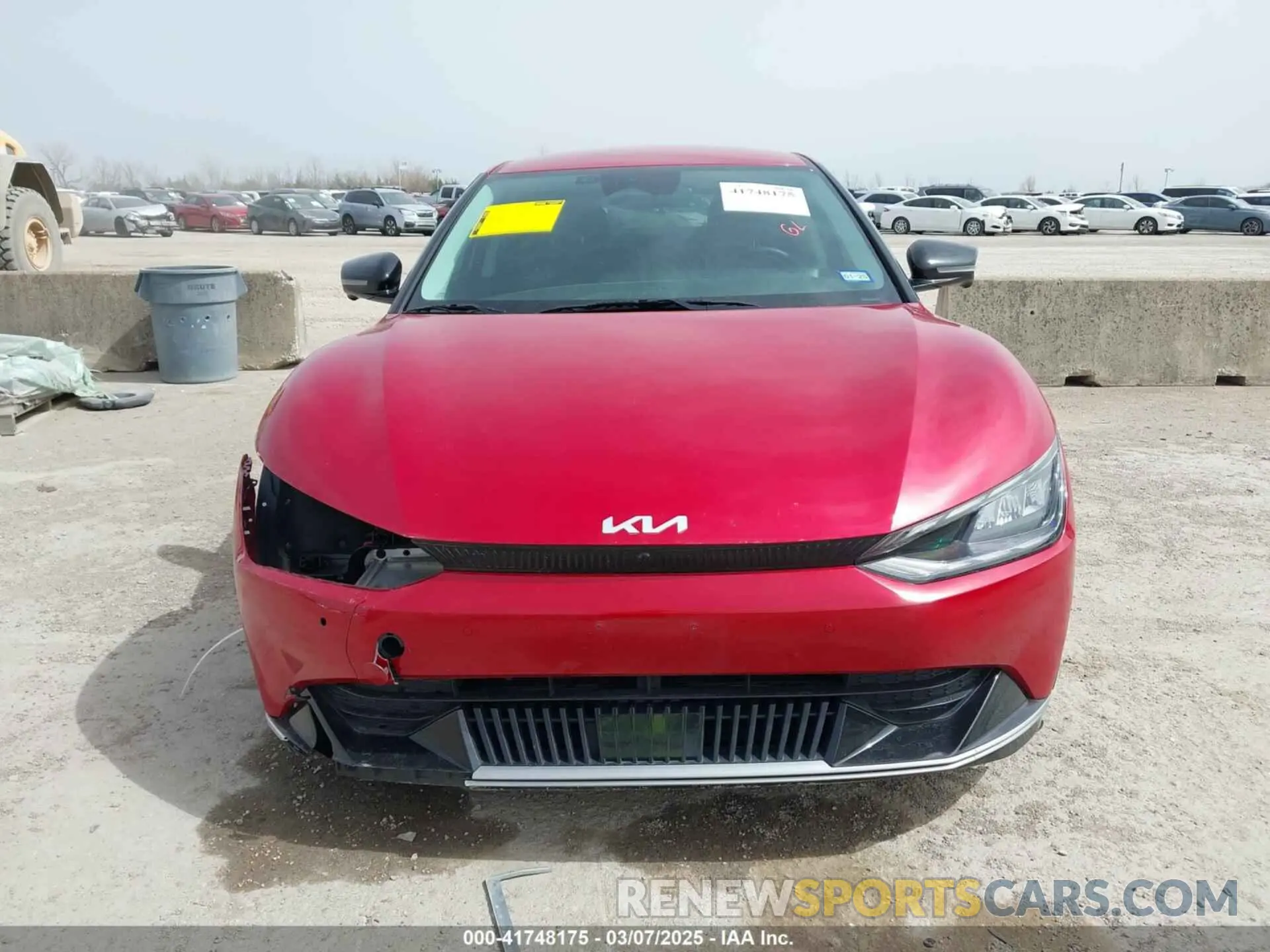 12 fotografías del automóvil dañado KNDC3DLC6N5089018 KIA EV6 2022