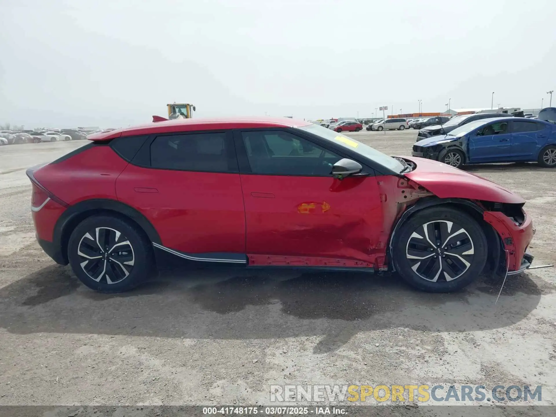 13 fotografías del automóvil dañado KNDC3DLC6N5089018 KIA EV6 2022