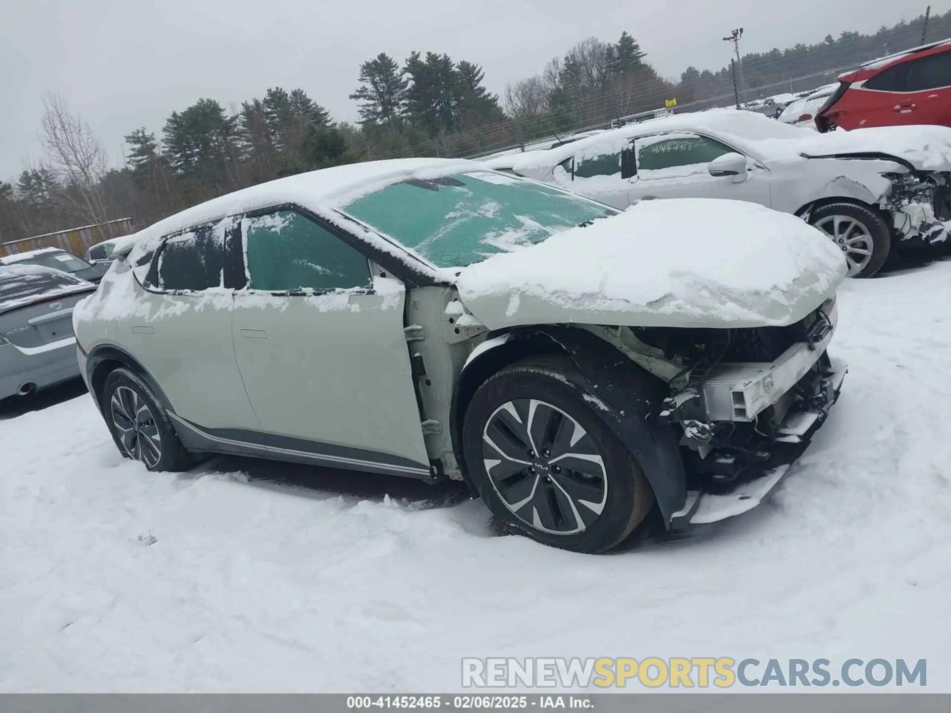 14 fotografías del automóvil dañado KNDC3DLCXN5061934 KIA EV6 2022