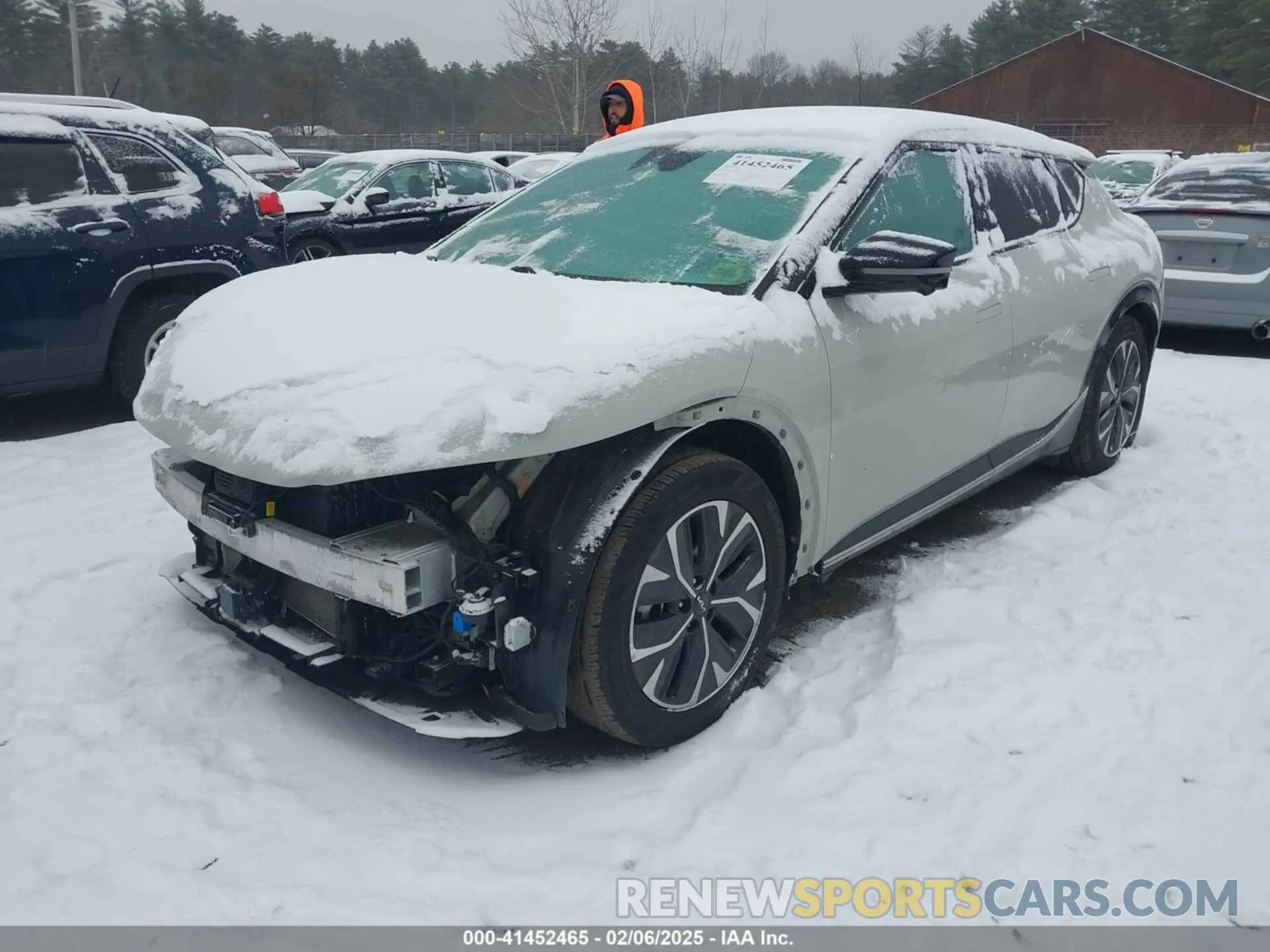 2 fotografías del automóvil dañado KNDC3DLCXN5061934 KIA EV6 2022
