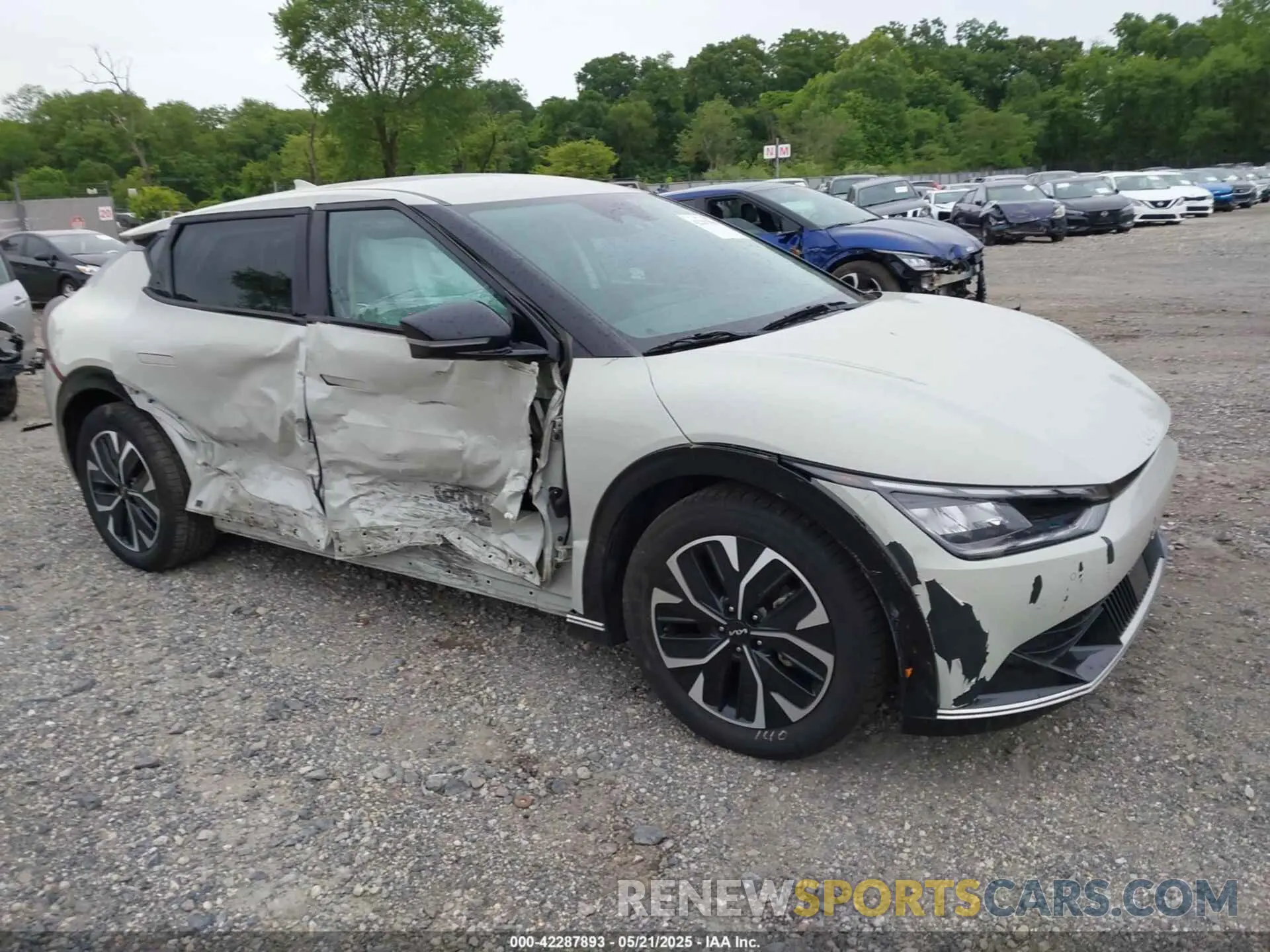 1 fotografías del automóvil dañado KNDC3DLCXN5087157 KIA EV6 2022