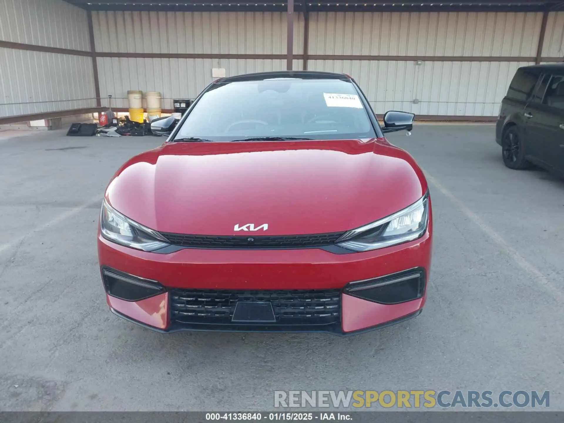 12 fotografías del automóvil dañado KNDC44LA4N5080250 KIA EV6 2022