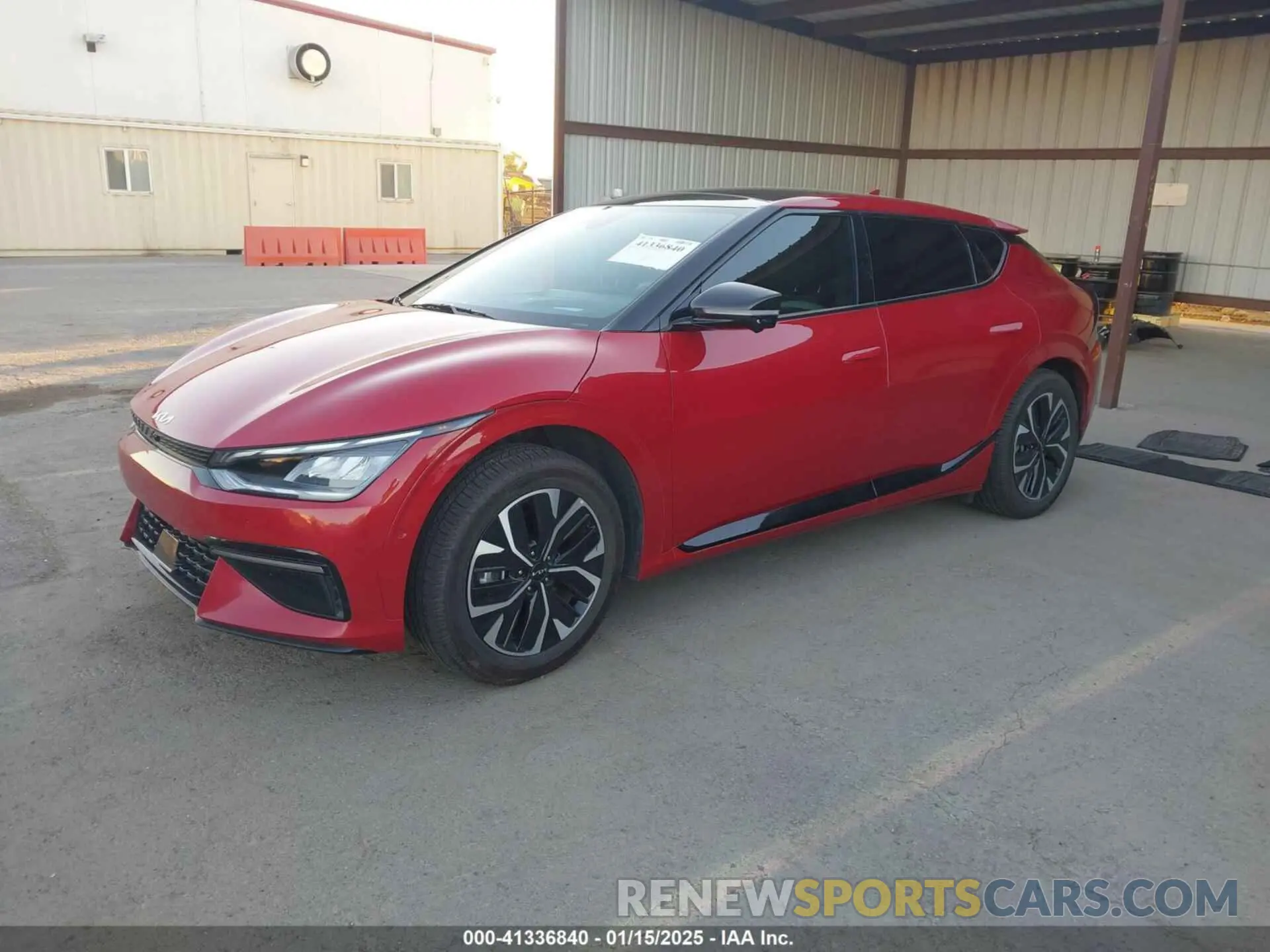 2 fotografías del automóvil dañado KNDC44LA4N5080250 KIA EV6 2022