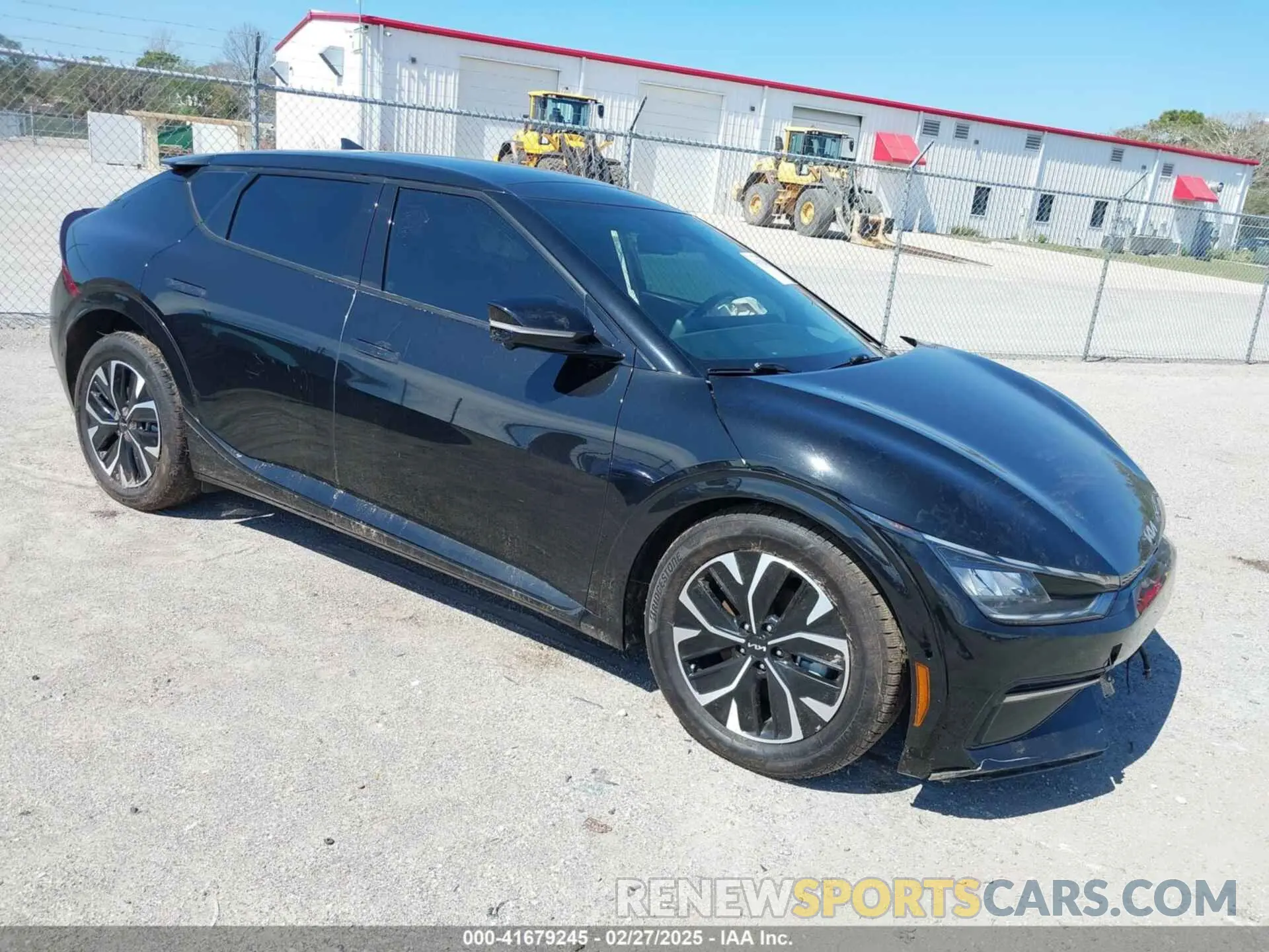 1 fotografías del automóvil dañado KNDC44LA7N5027008 KIA EV6 2022
