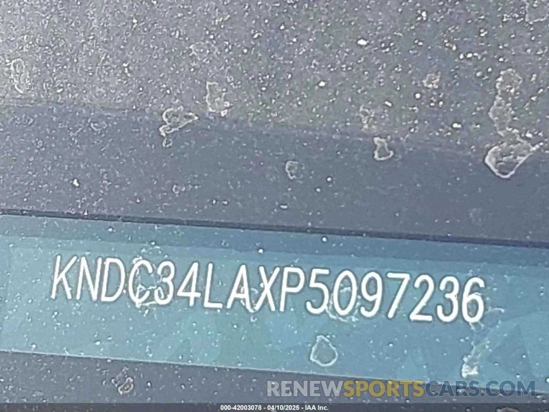 20 fotografías del automóvil dañado KNDC34LAXP5097236 KIA EV6 2023