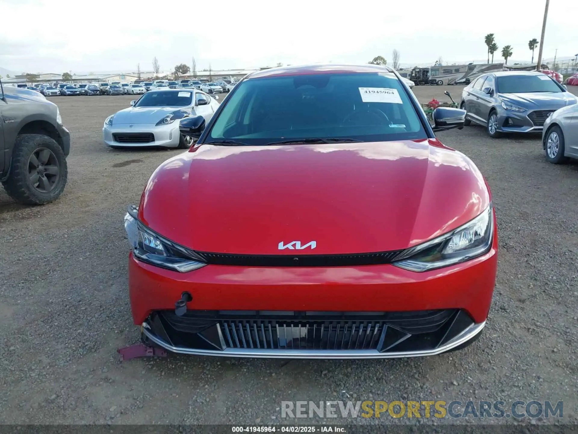 12 fotografías del automóvil dañado KNDC3DLC5P5115109 KIA EV6 2023
