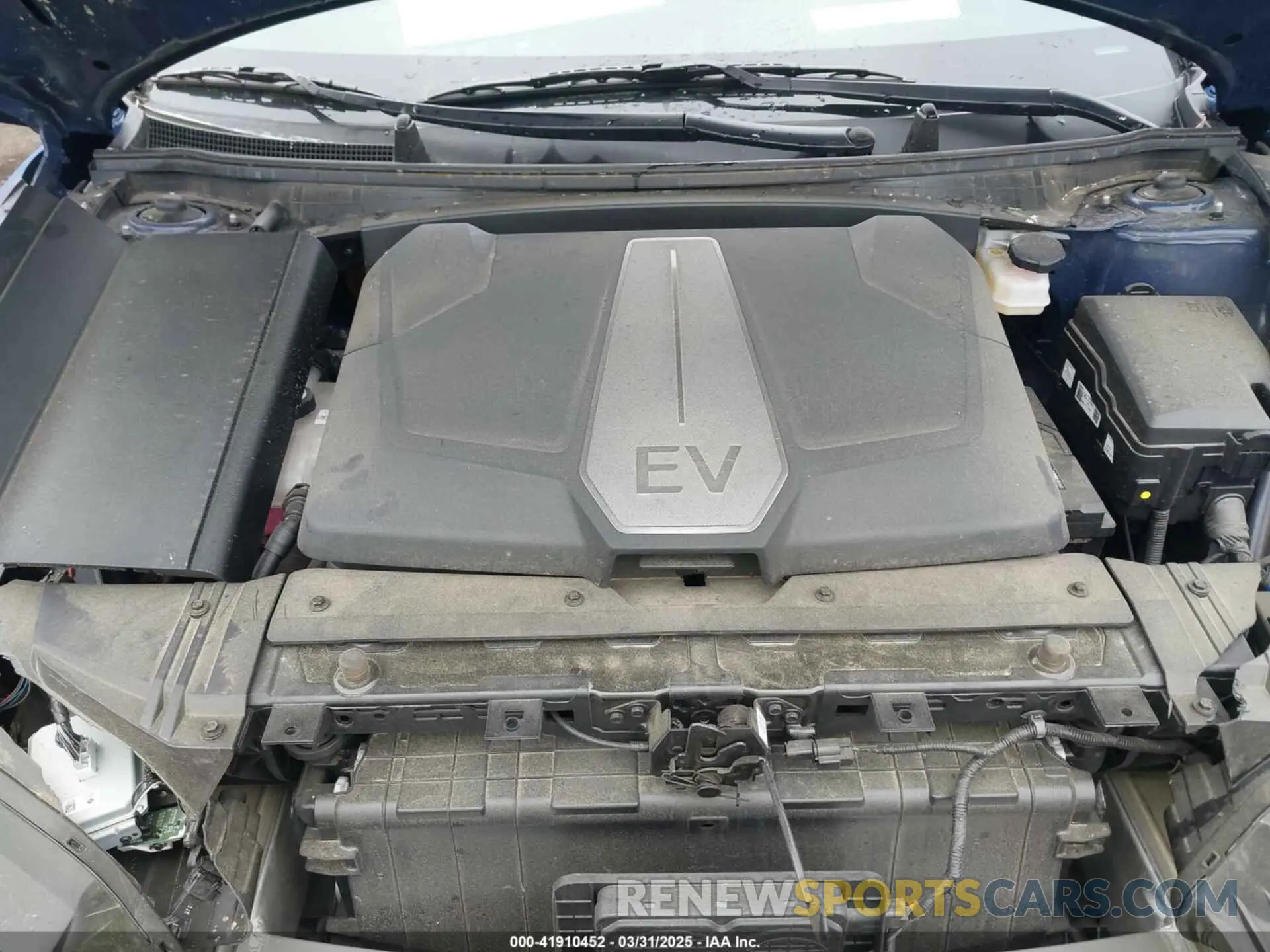 10 fotografías del automóvil dañado KNDC44LA8P5100440 KIA EV6 2023