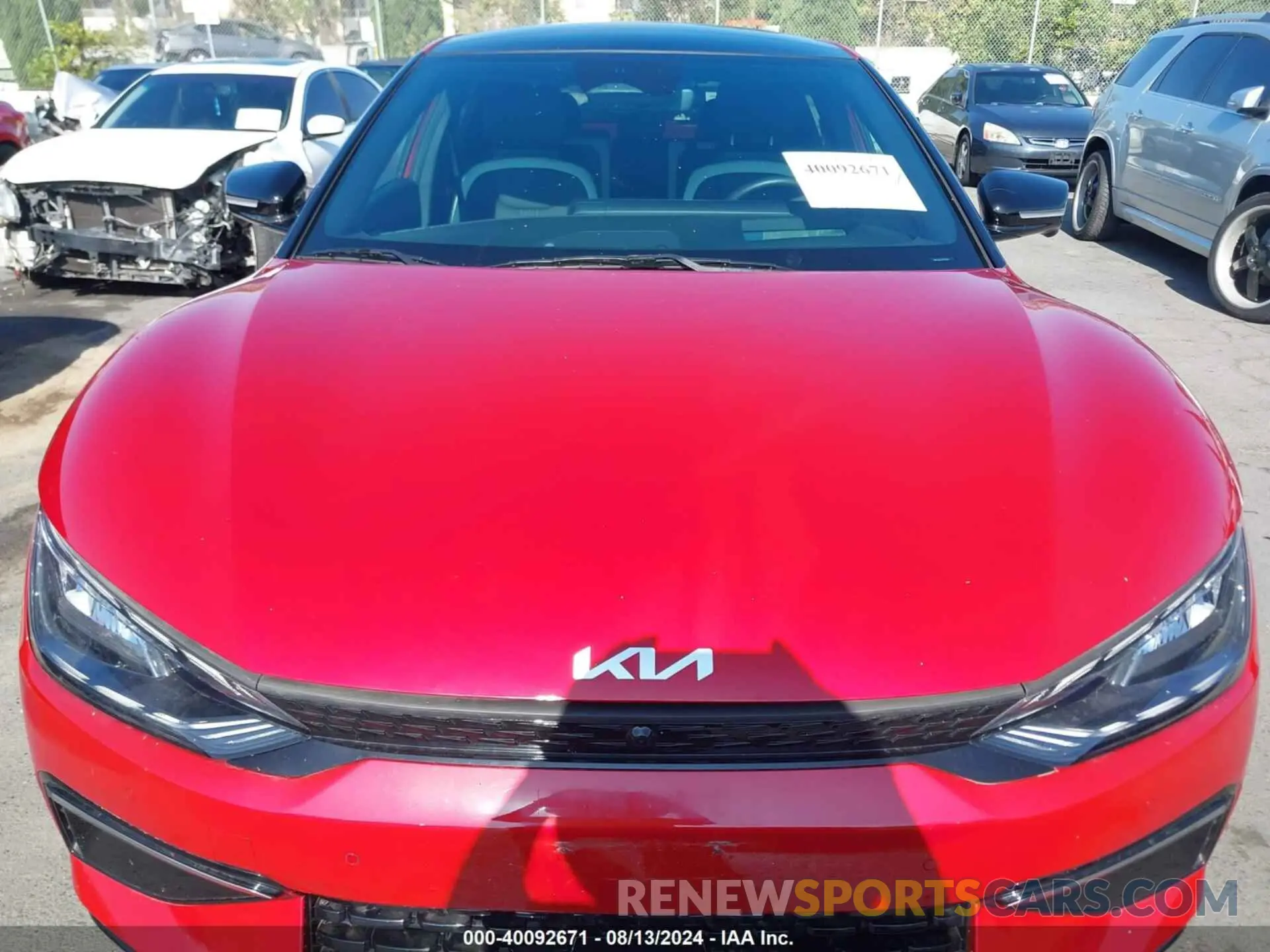 10 fotografías del automóvil dañado KNDC4DLC3P5113159 KIA EV6 2023