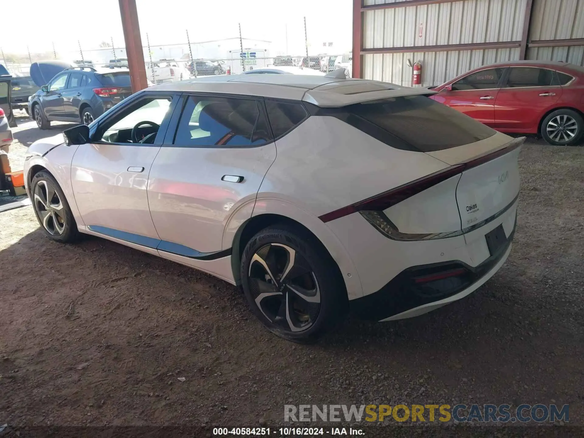 3 fotografías del automóvil dañado KNDC4DLC9P5114767 KIA EV6 2023