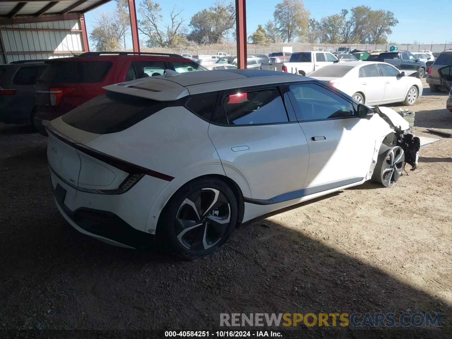 4 fotografías del automóvil dañado KNDC4DLC9P5114767 KIA EV6 2023