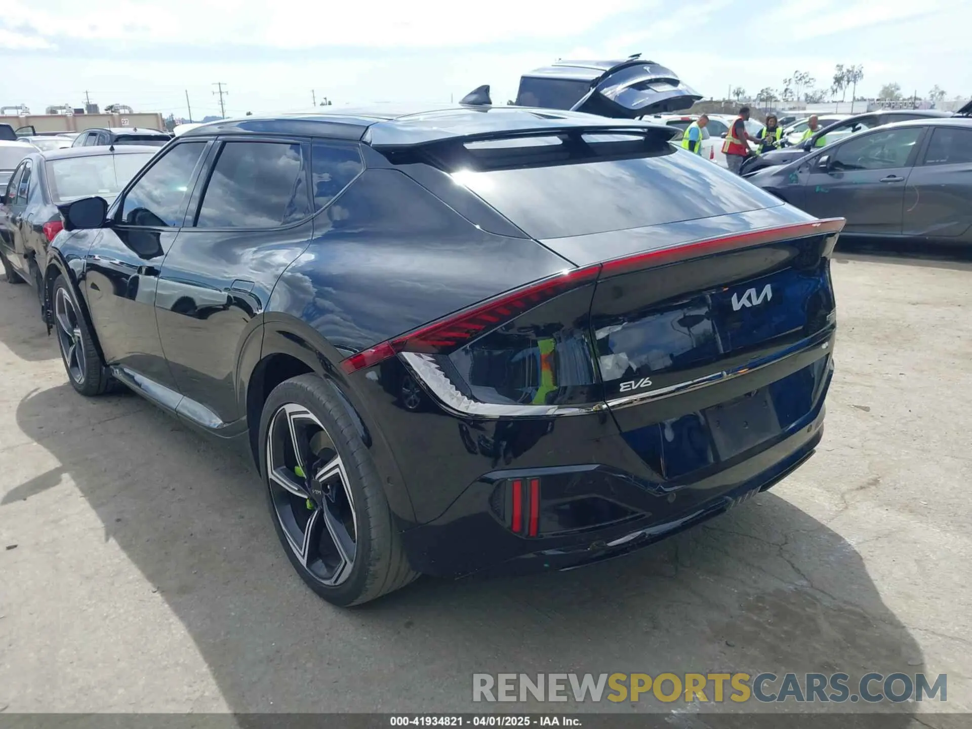 3 fotografías del automóvil dañado KNDC5DLE3P5093252 KIA EV6 2023