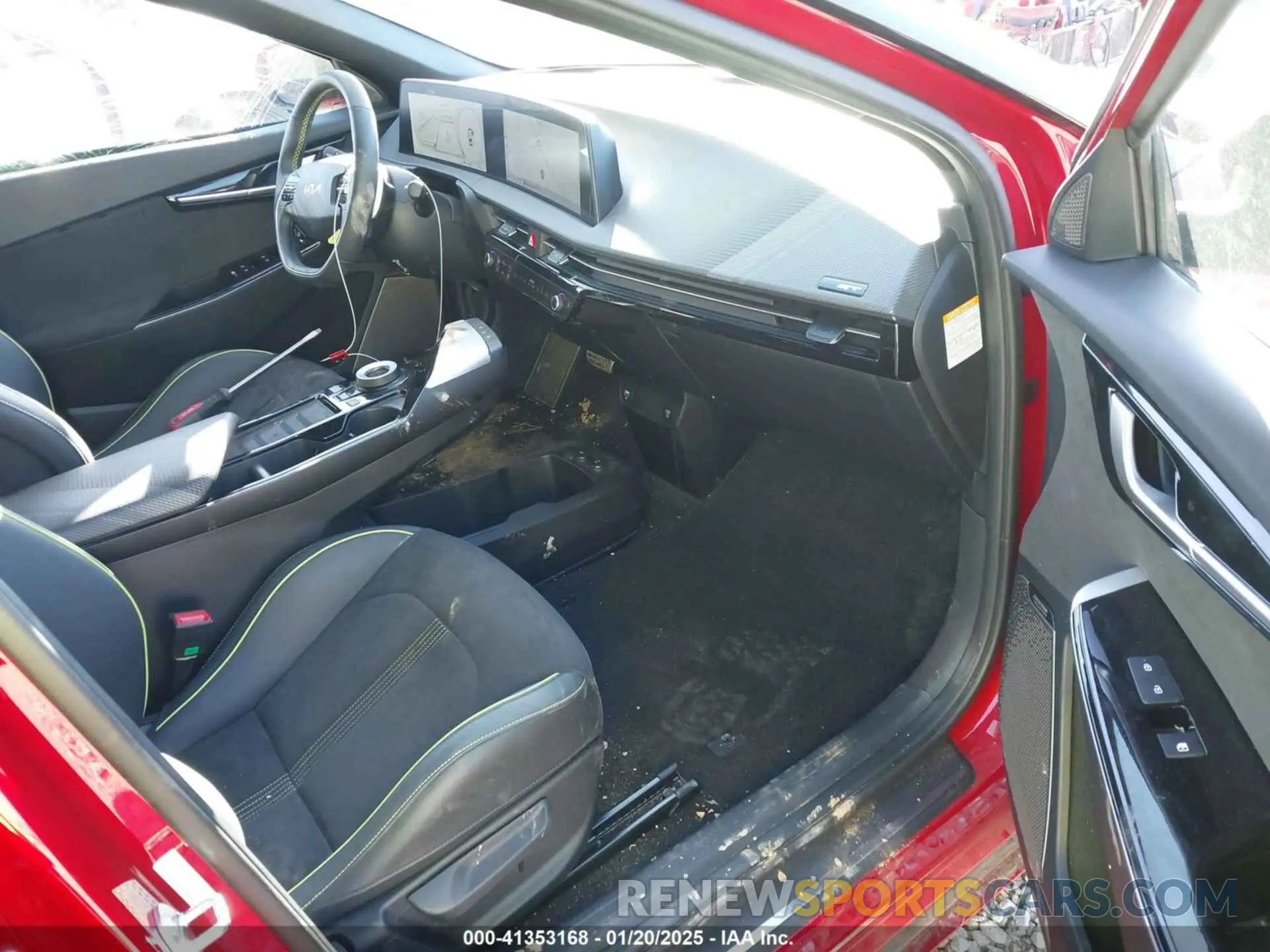 5 fotografías del automóvil dañado KNDC5DLE5P5115798 KIA EV6 2023