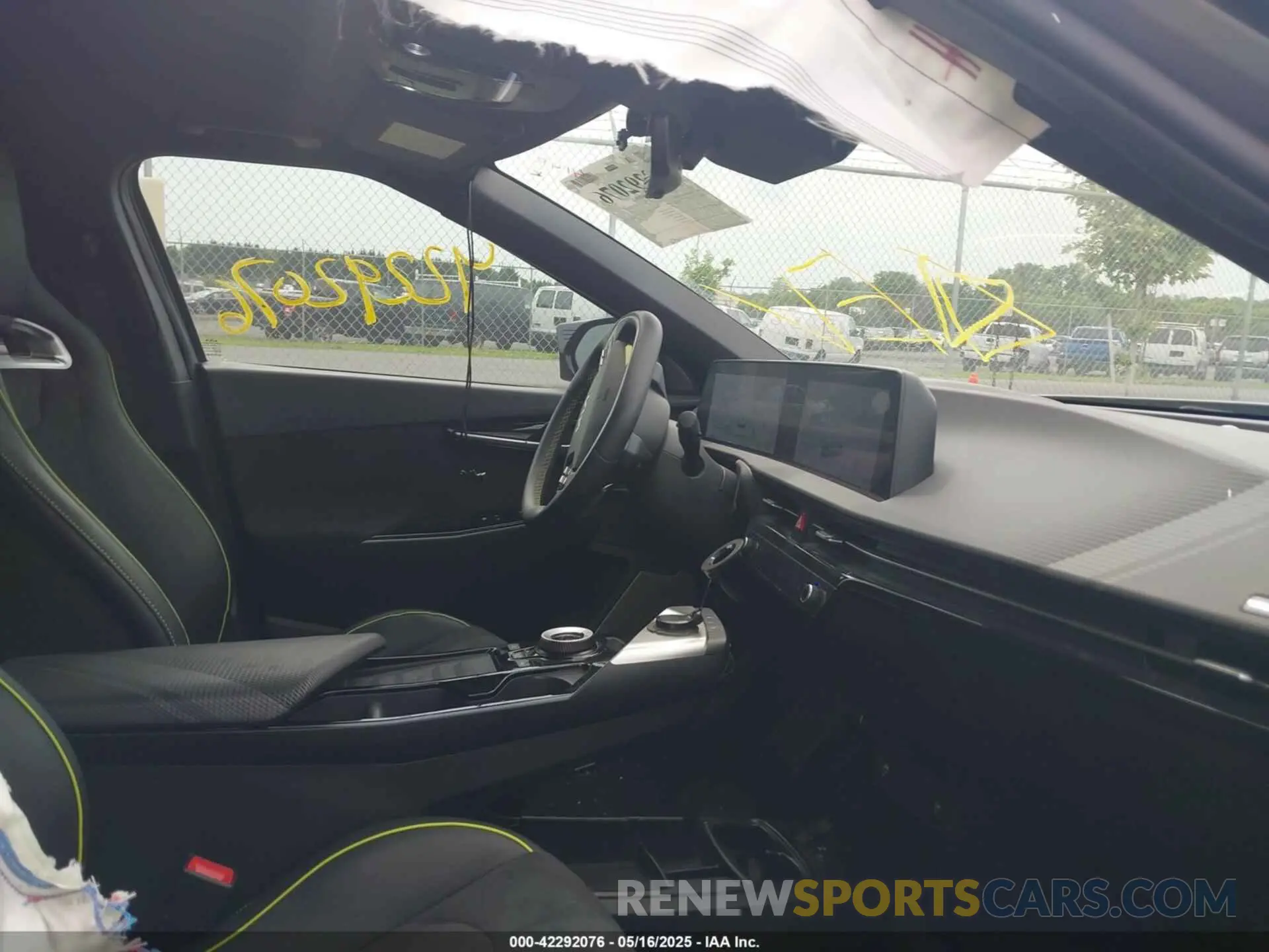 5 fotografías del automóvil dañado KNDC5DLE6P5106981 KIA EV6 2023