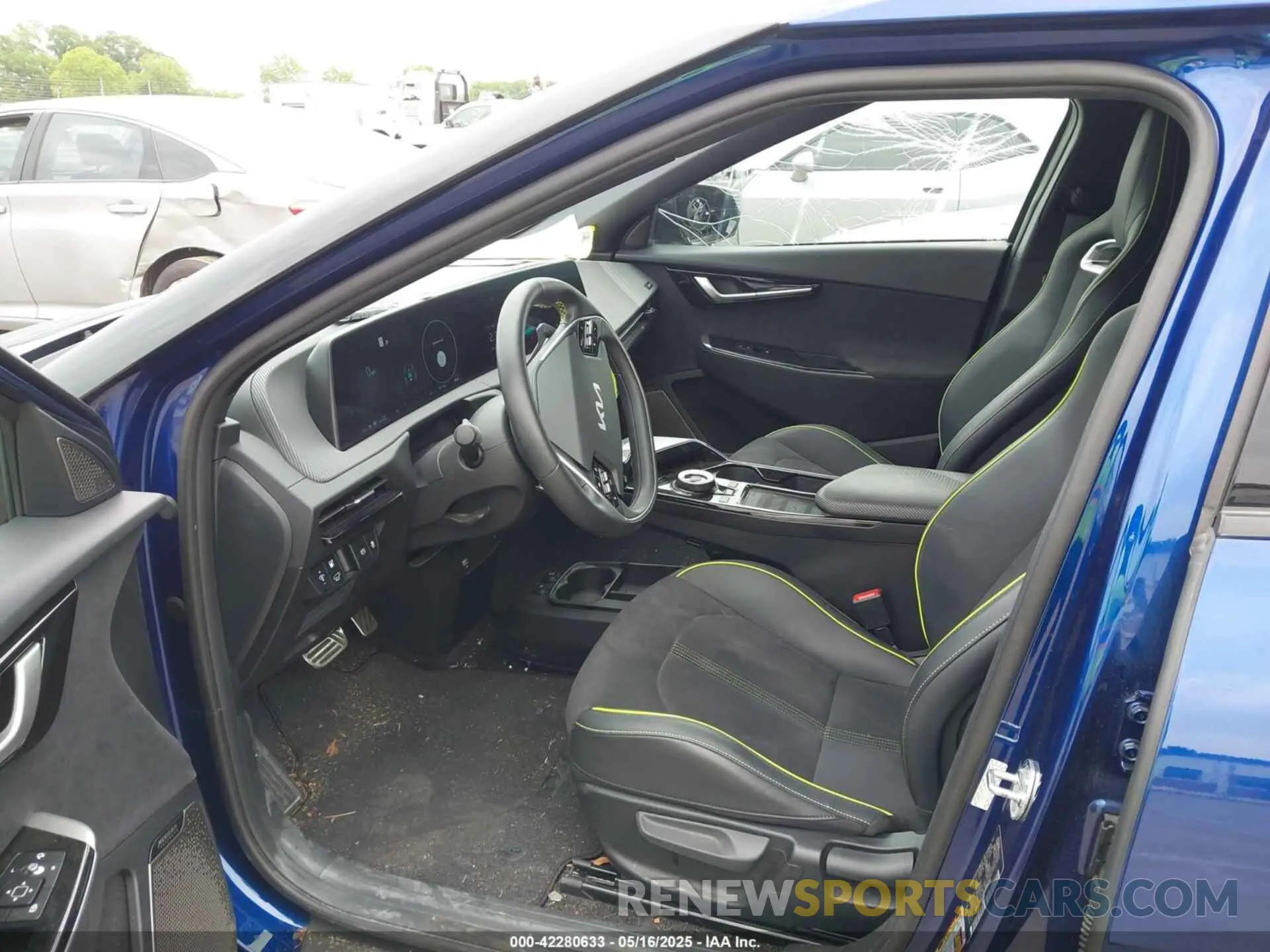 5 fotografías del automóvil dañado KNDC5DLEXP5106028 KIA EV6 2023