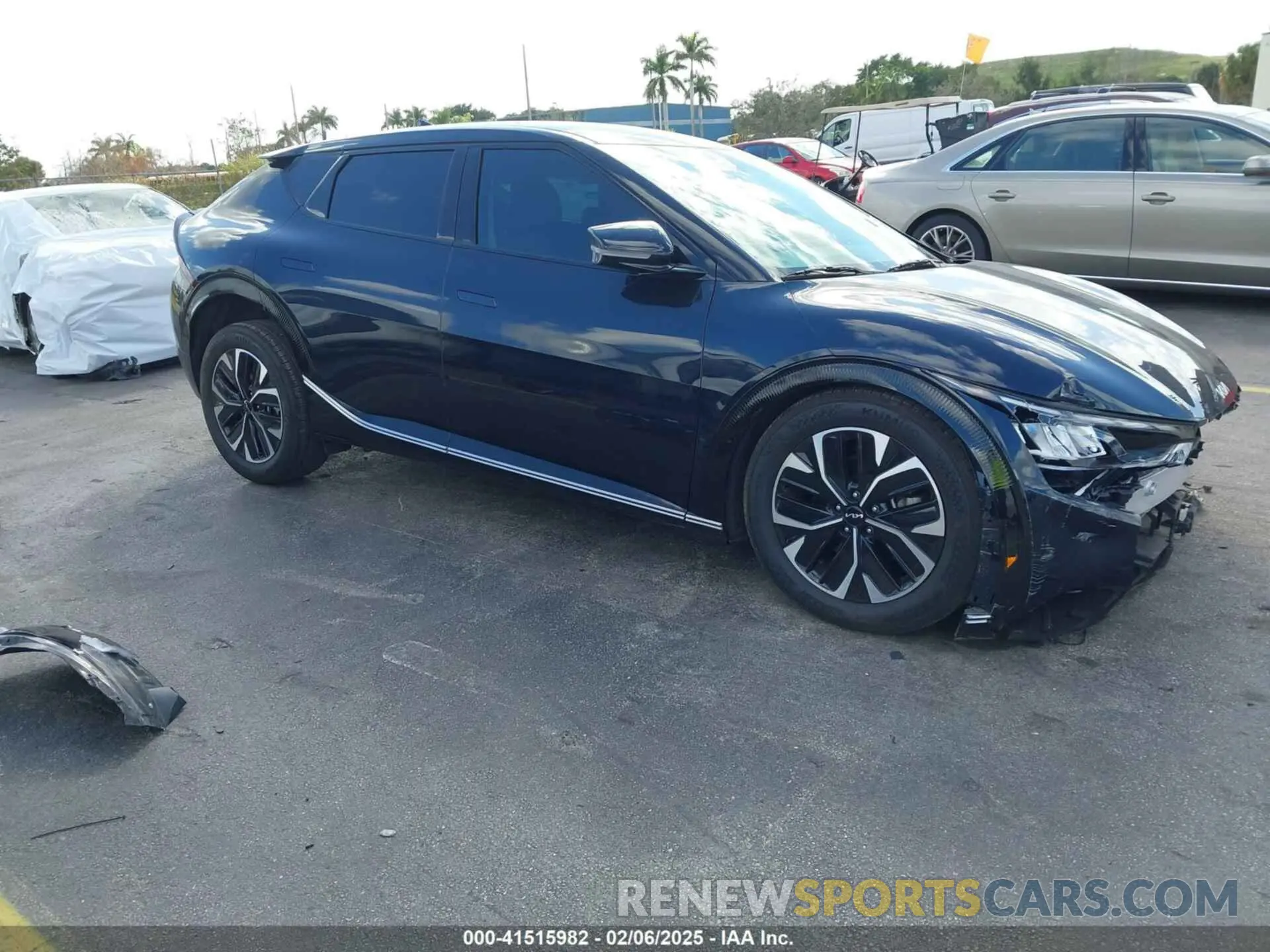 1 fotografías del automóvil dañado KNDC34LA0R5204717 KIA EV6 2024