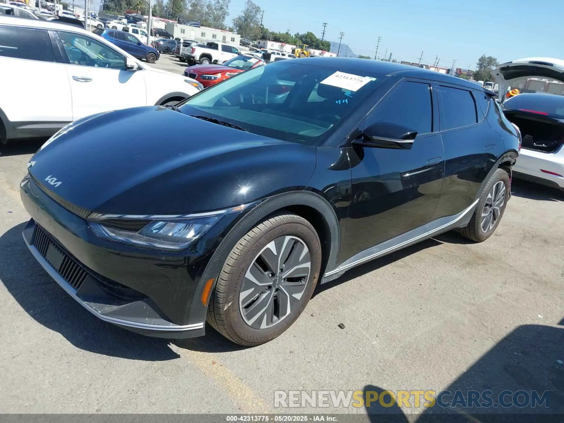 2 fotografías del automóvil dañado KNDC34LA8R5189030 KIA EV6 2024