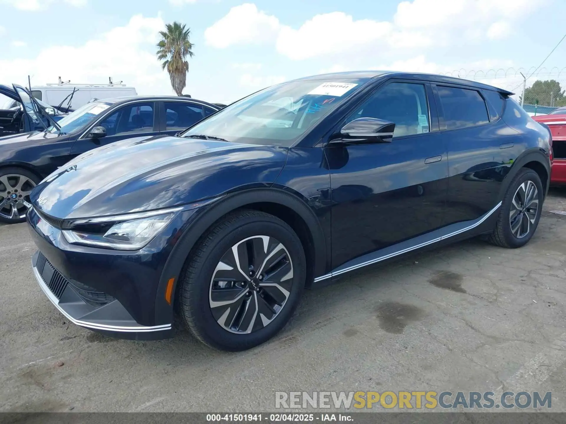 2 fotografías del automóvil dañado KNDC34LB8R5210838 KIA EV6 2024