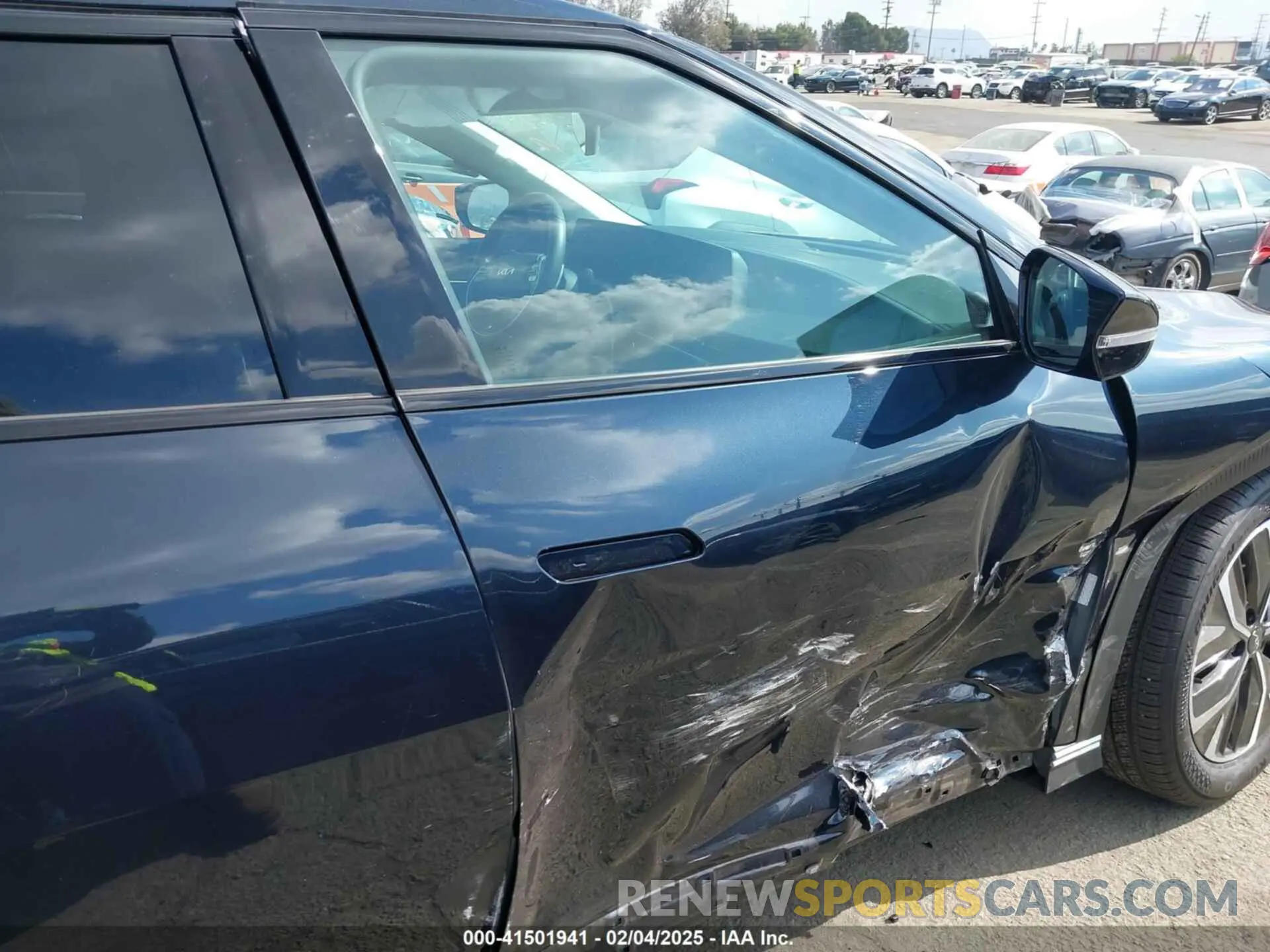 6 fotografías del automóvil dañado KNDC34LB8R5210838 KIA EV6 2024