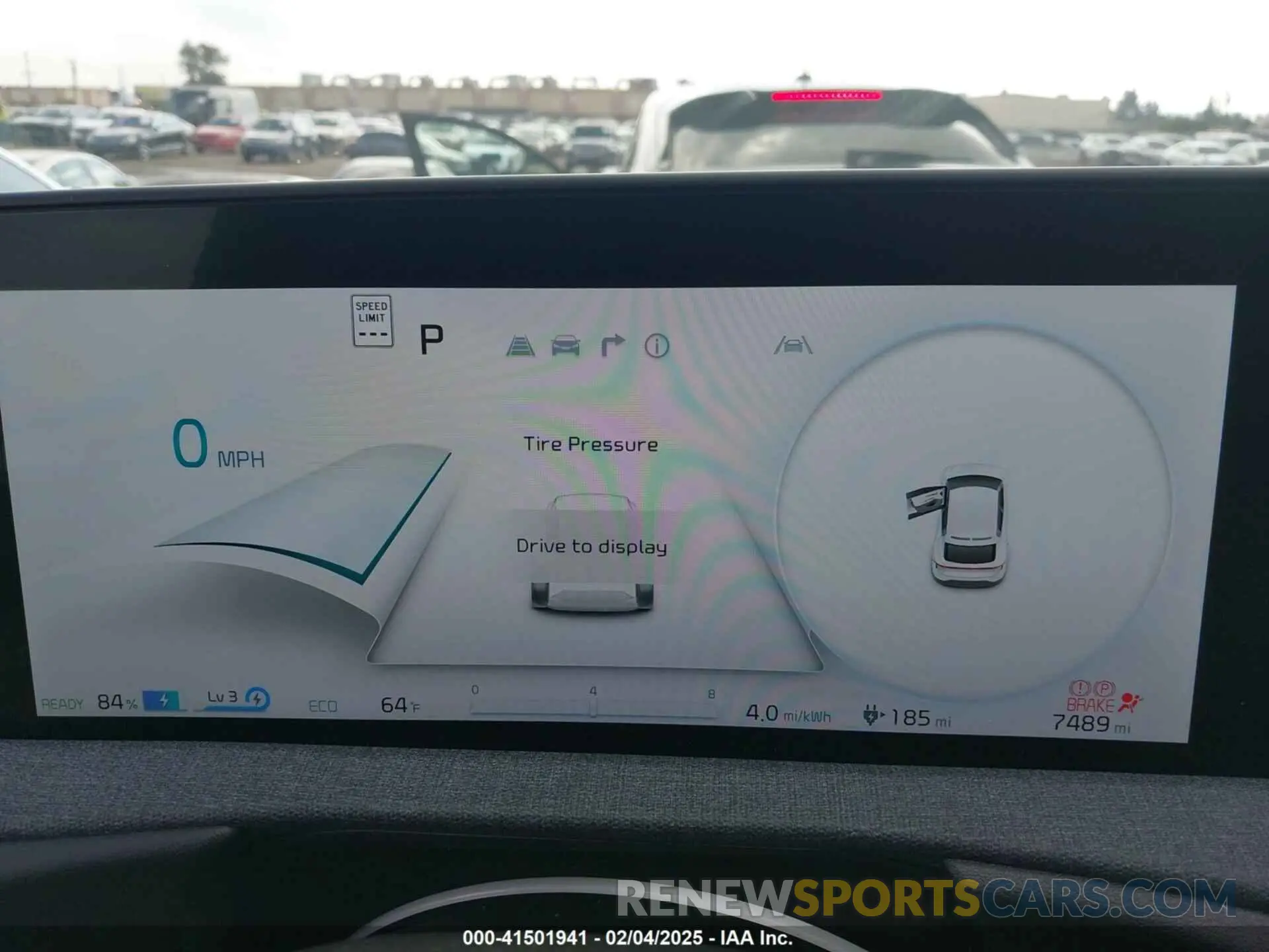 7 fotografías del automóvil dañado KNDC34LB8R5210838 KIA EV6 2024