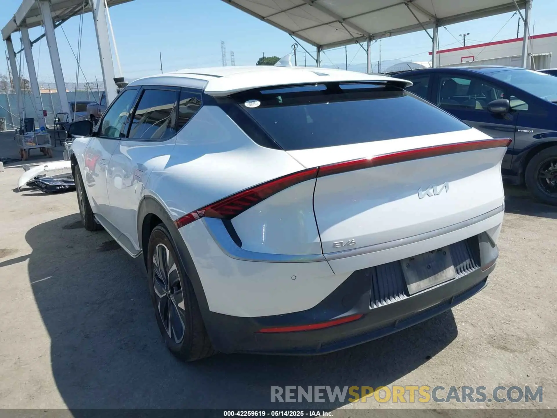 3 fotografías del automóvil dañado KNDC34LB8R5616814 KIA EV6 2024