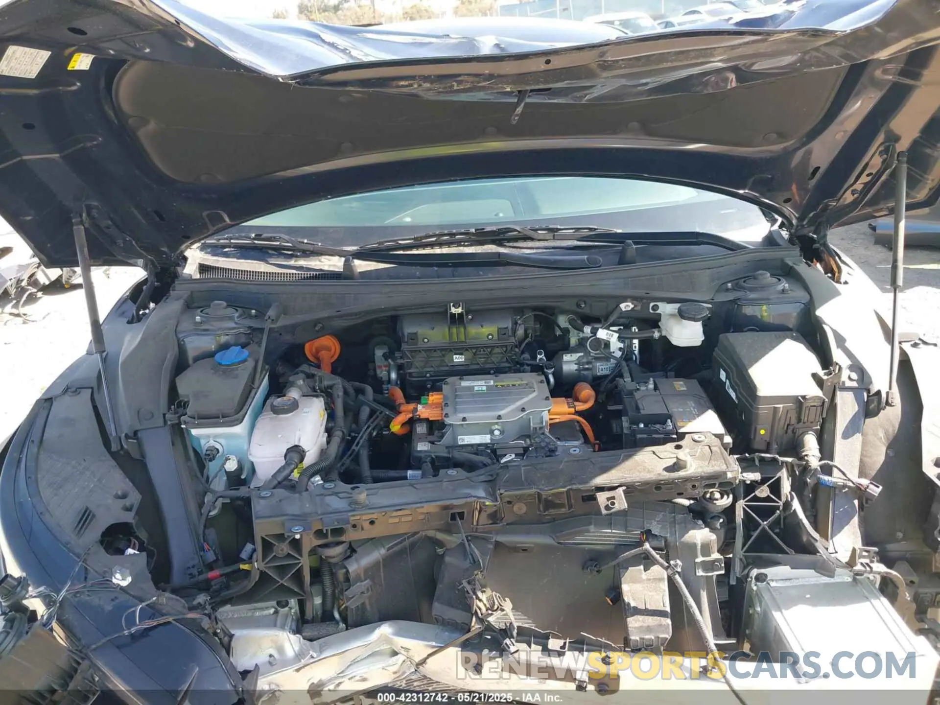 10 fotografías del automóvil dañado KNDC3DLC0R5210373 KIA EV6 2024