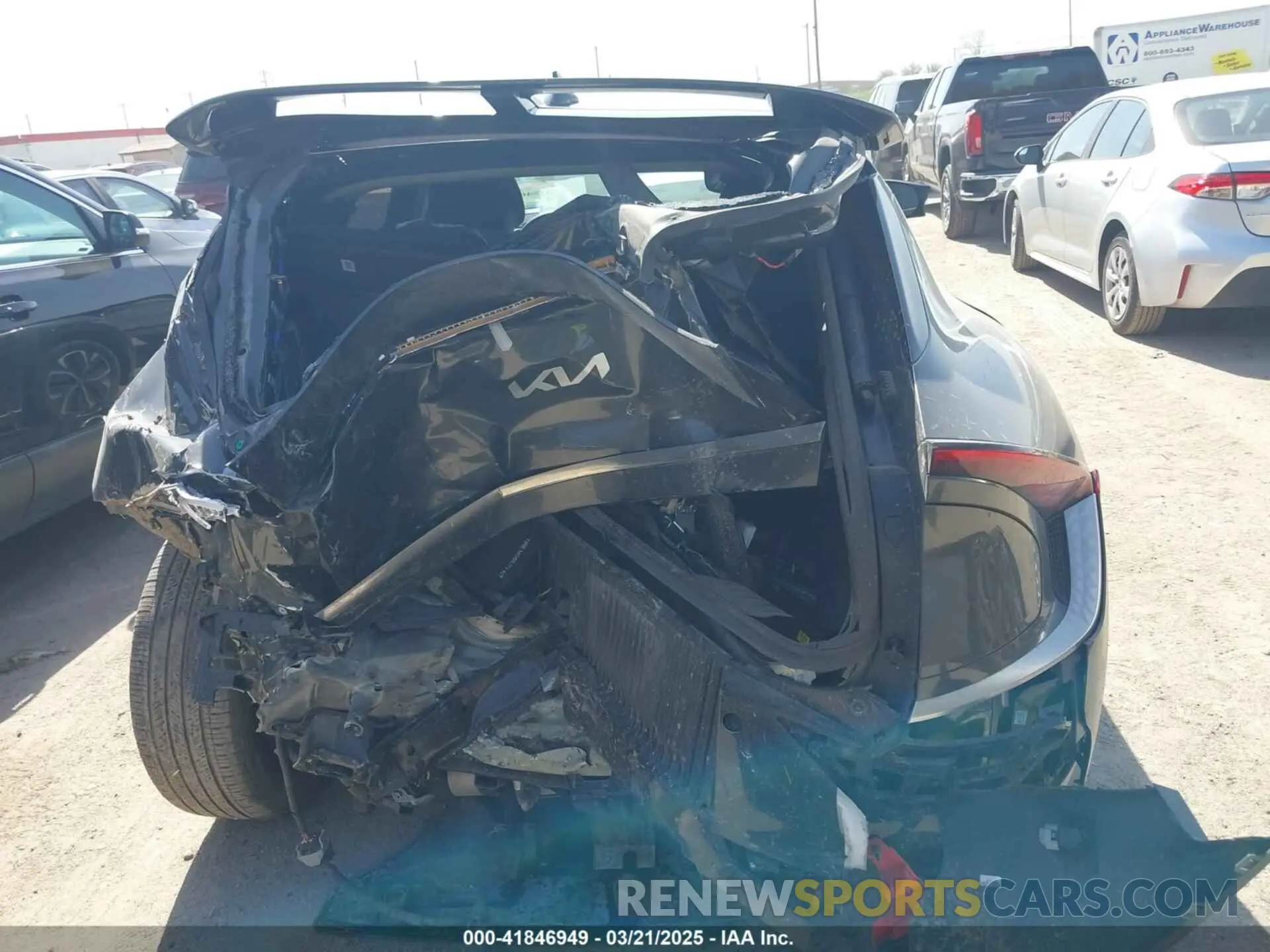16 fotografías del automóvil dañado KNDC3DLC9R5160010 KIA EV6 2024