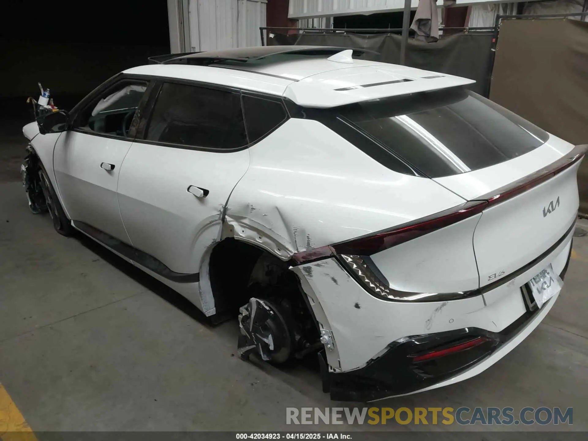 3 fotografías del automóvil dañado KNDC4DLC9R5204181 KIA EV6 2024