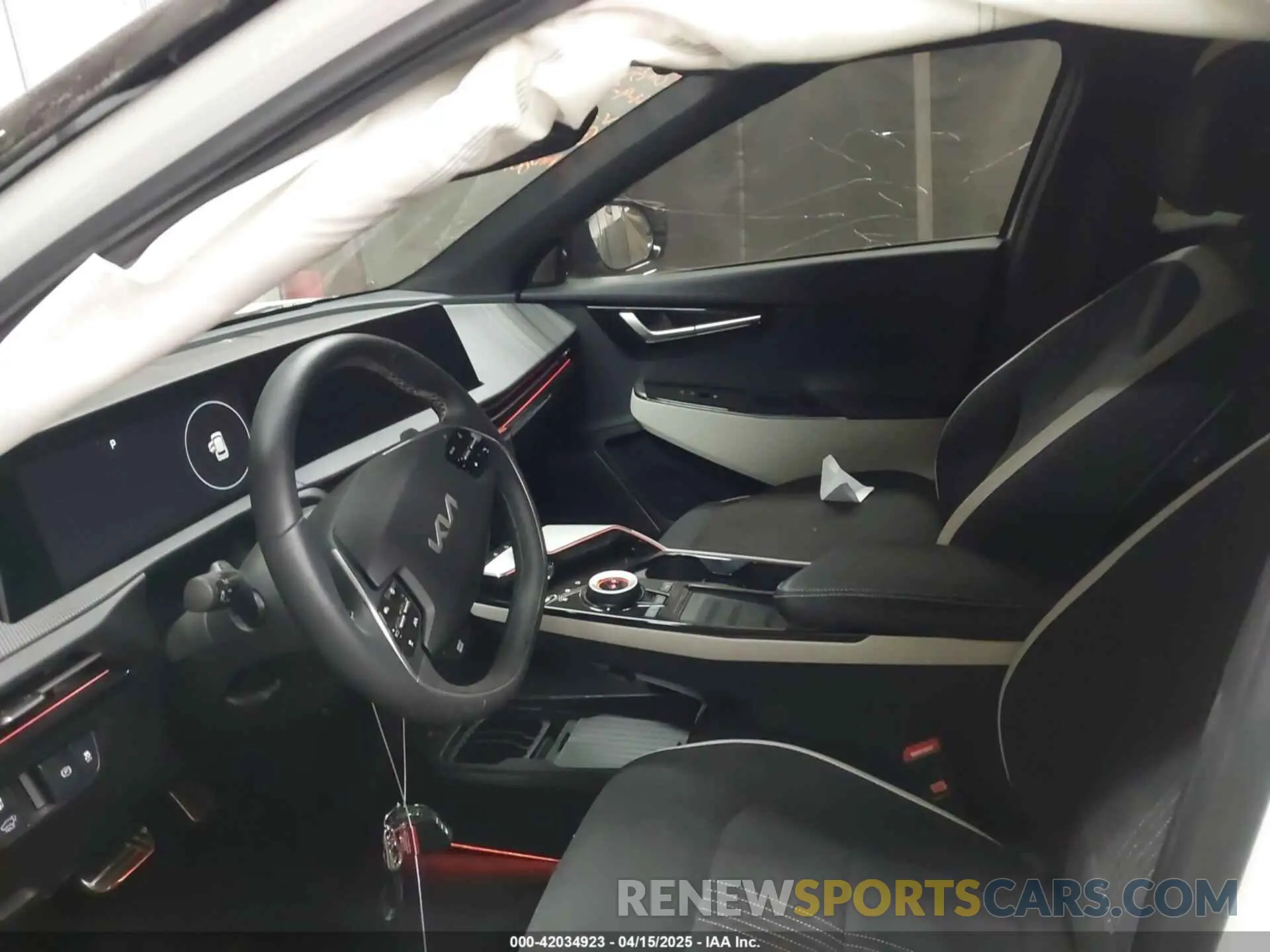 5 fotografías del automóvil dañado KNDC4DLC9R5204181 KIA EV6 2024