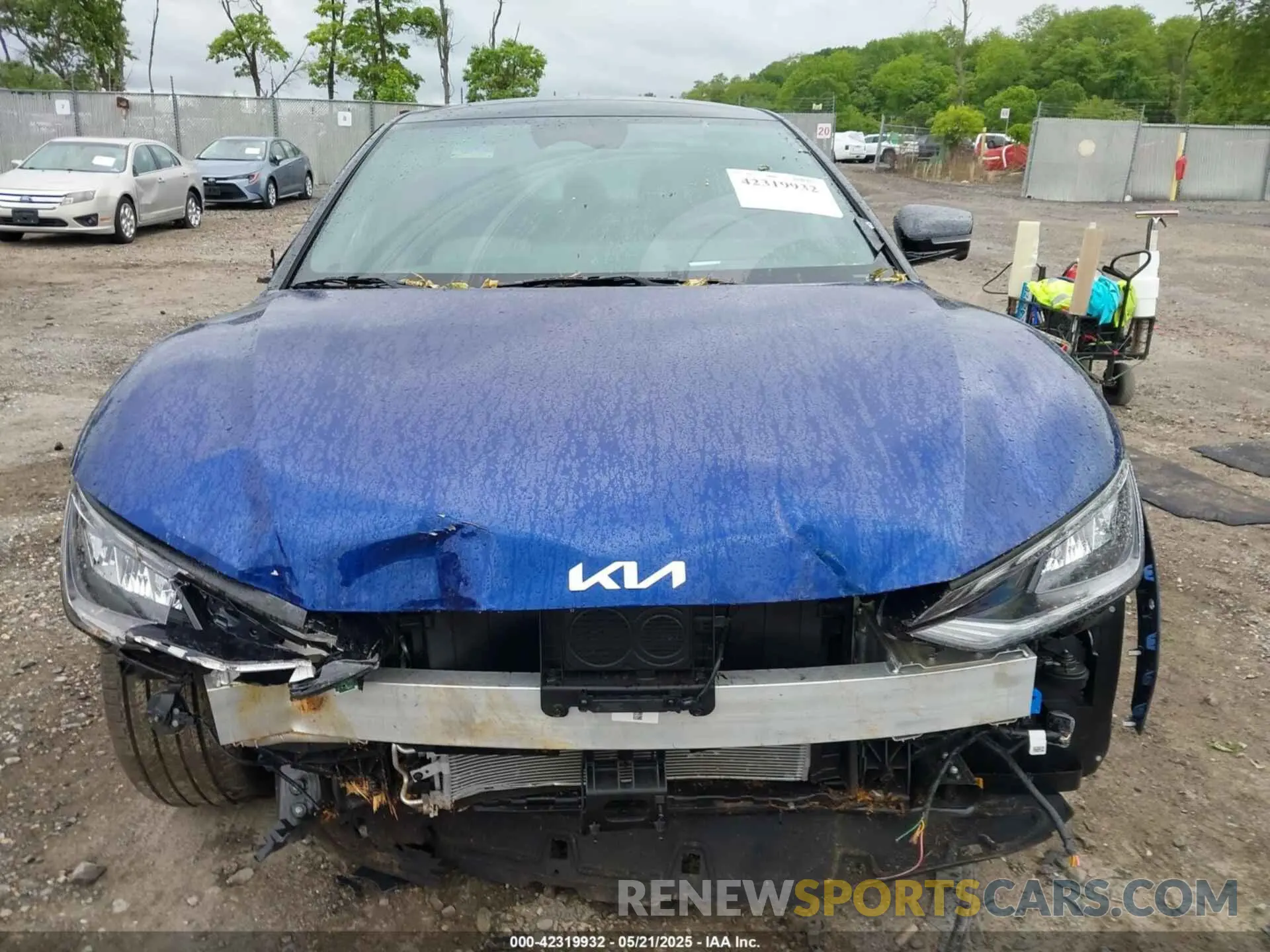 12 fotografías del automóvil dañado KNDC4DLC9R5222163 KIA EV6 2024