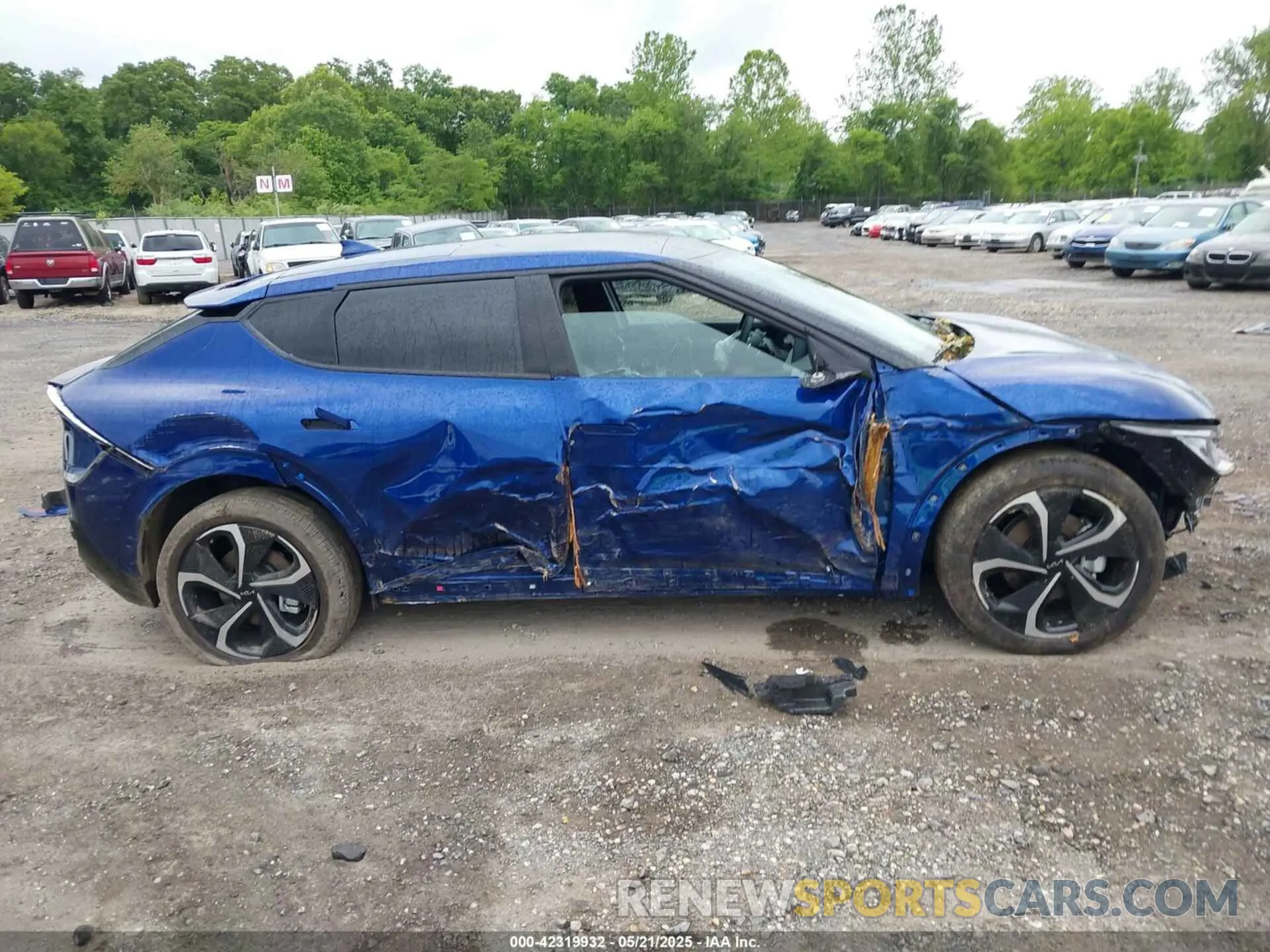 13 fotografías del automóvil dañado KNDC4DLC9R5222163 KIA EV6 2024