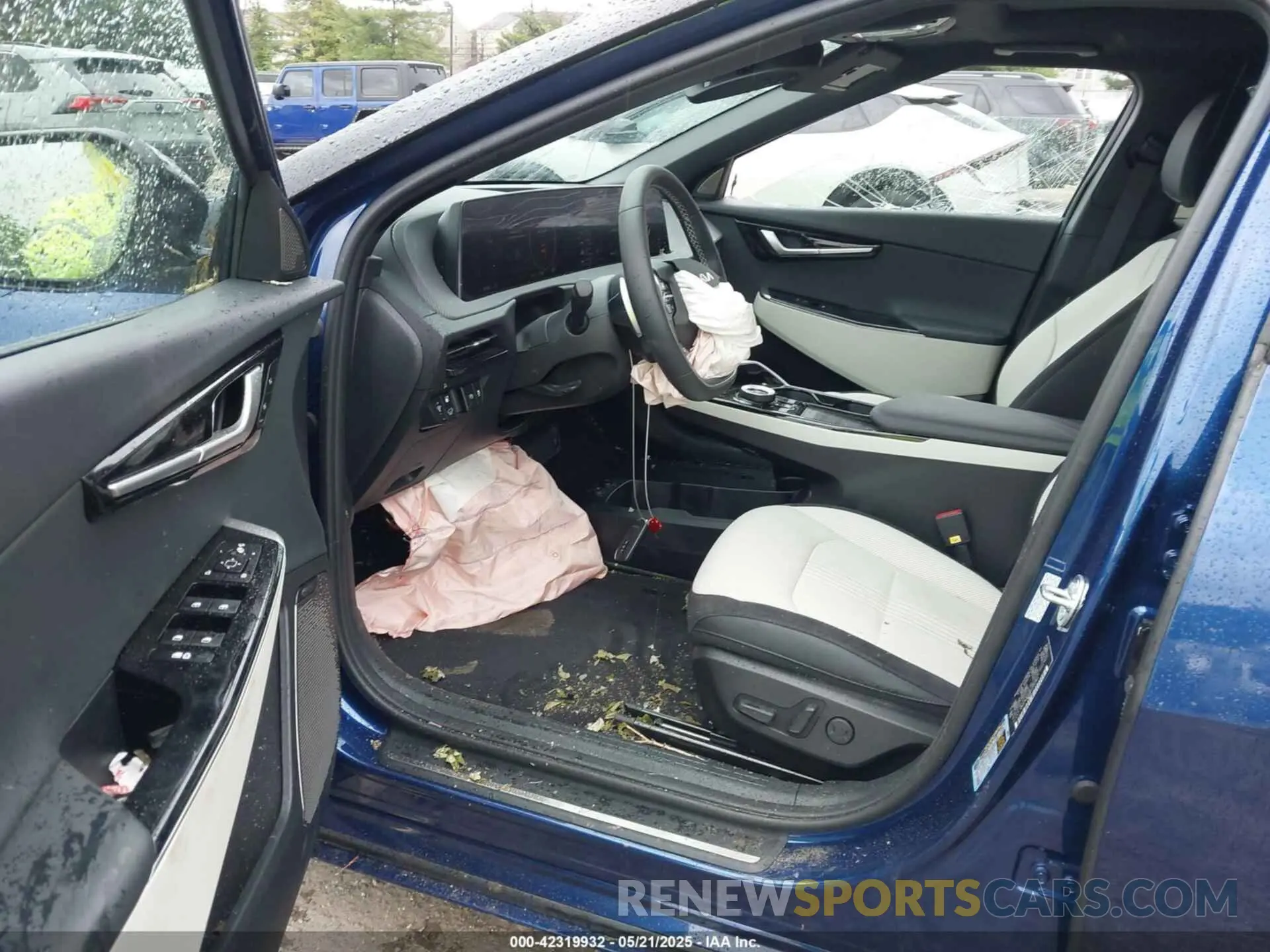 5 fotografías del automóvil dañado KNDC4DLC9R5222163 KIA EV6 2024
