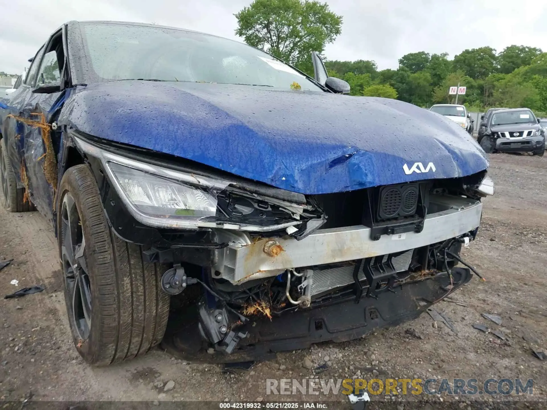 6 fotografías del automóvil dañado KNDC4DLC9R5222163 KIA EV6 2024