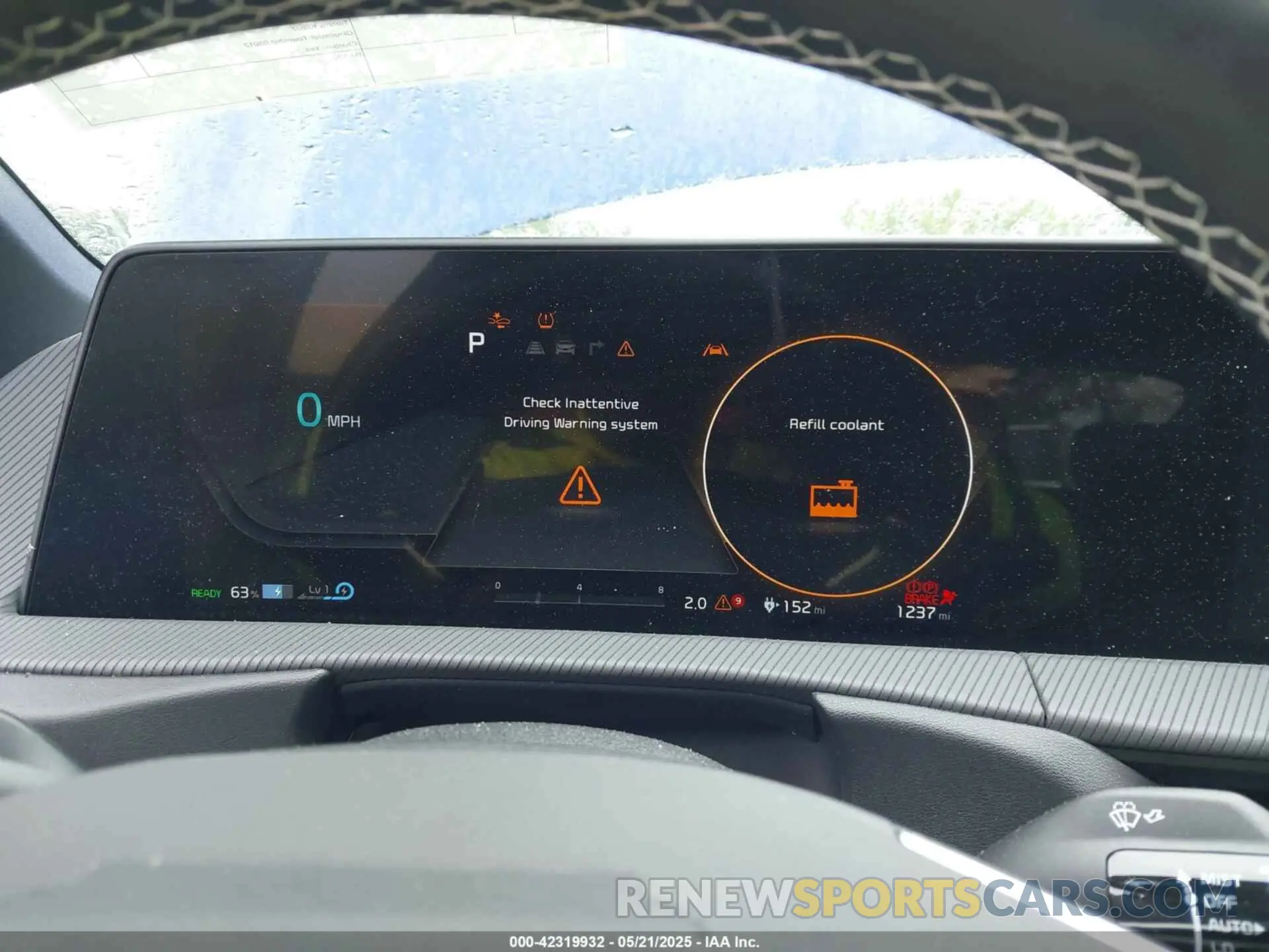 7 fotografías del automóvil dañado KNDC4DLC9R5222163 KIA EV6 2024