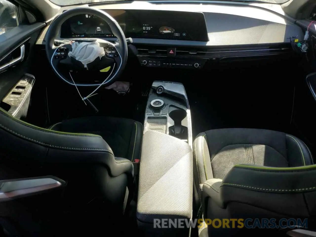 8 fotografías del automóvil dañado KNDC5DLE7P5132716 KIA EV6 GT 2023