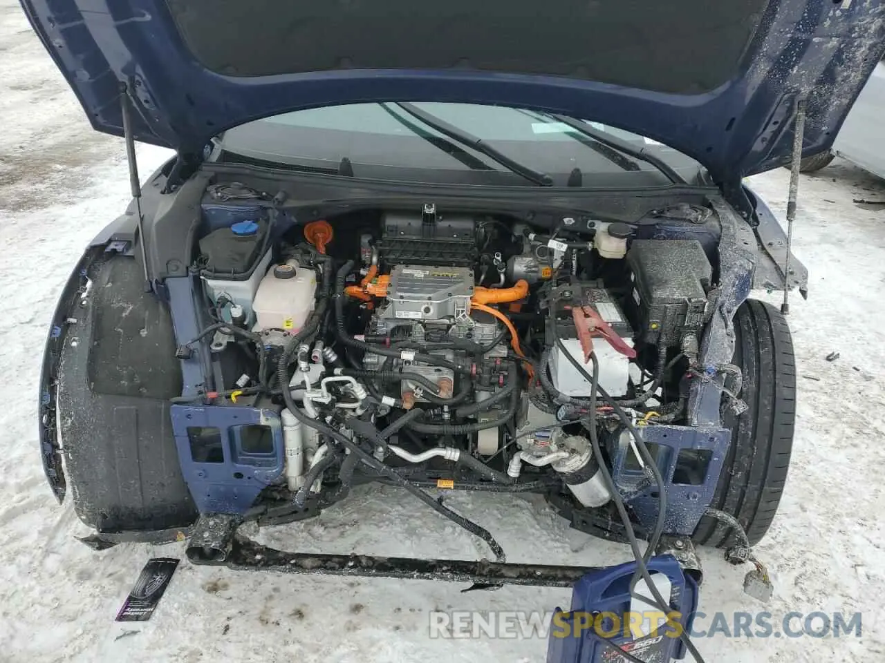 11 fotografías del automóvil dañado KNDC5DLEXP5140793 KIA EV6 GT 2023