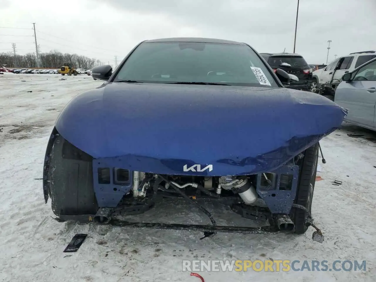 5 fotografías del automóvil dañado KNDC5DLEXP5140793 KIA EV6 GT 2023
