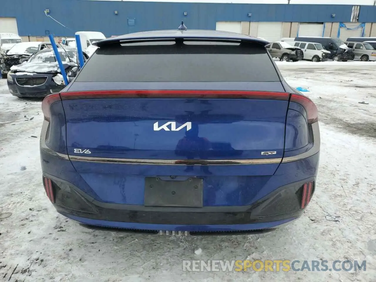 6 fotografías del automóvil dañado KNDC5DLEXP5140793 KIA EV6 GT 2023